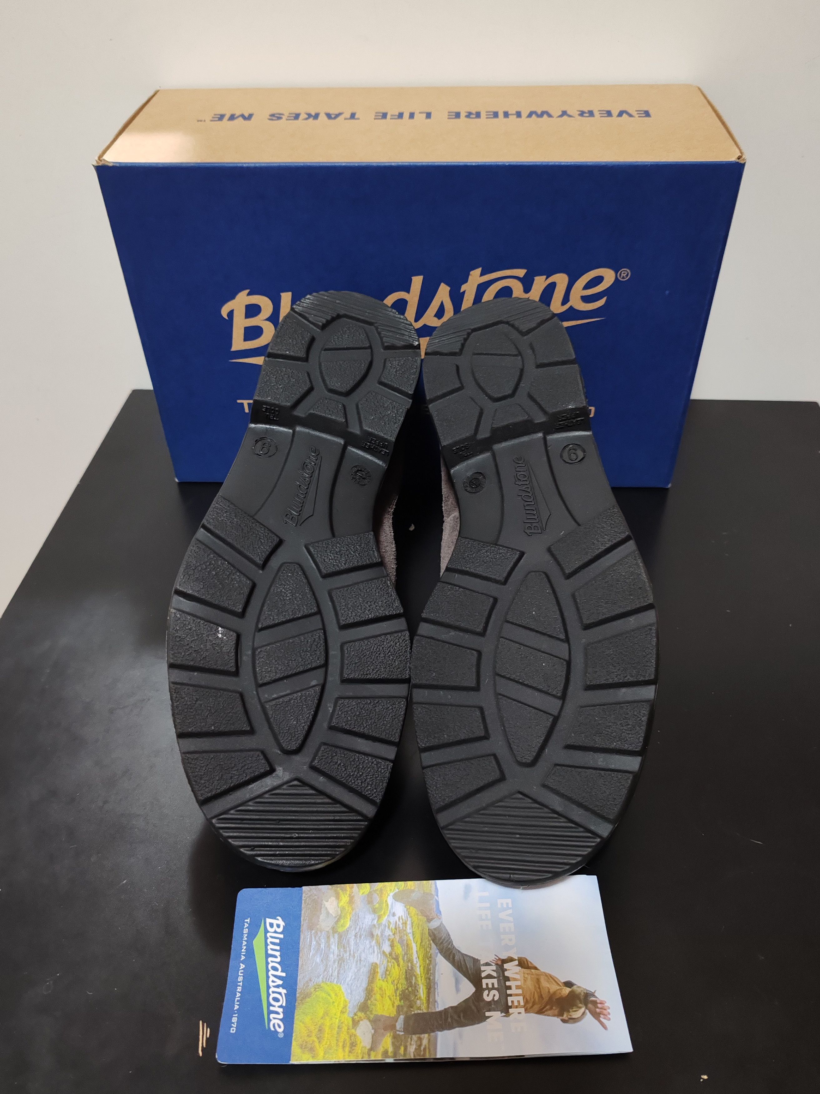 Blundstone Bottines Blundstones Chelsea - Daim Ciré Gris Acier Size US 9.5 / EU 42-43 - 12 Thumbnail