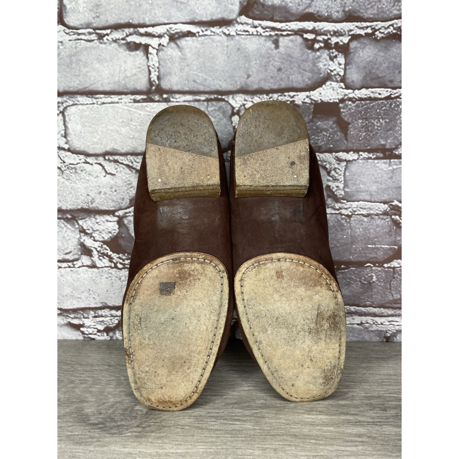 Giorgio Armani Giorgio Armani Brown Suede Loafers Leather Sole Driving Shoe Size US 6 / IT 36 - 7 Thumbnail