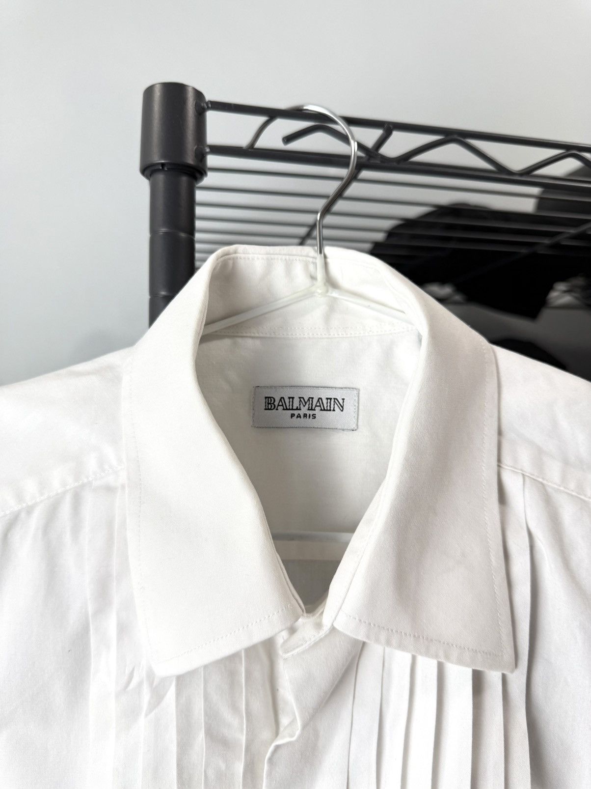 Balmain Vintage 1990’s Balmain Paris Shirt Buttons Up Size US L / EU 52-54 / 3 - 3 Thumbnail