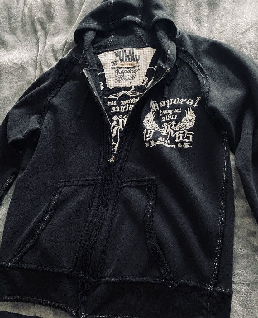 Other Chopper style slim fit hooded sweatshirt Size US XXL / EU 58 / 5 - 3 Thumbnail