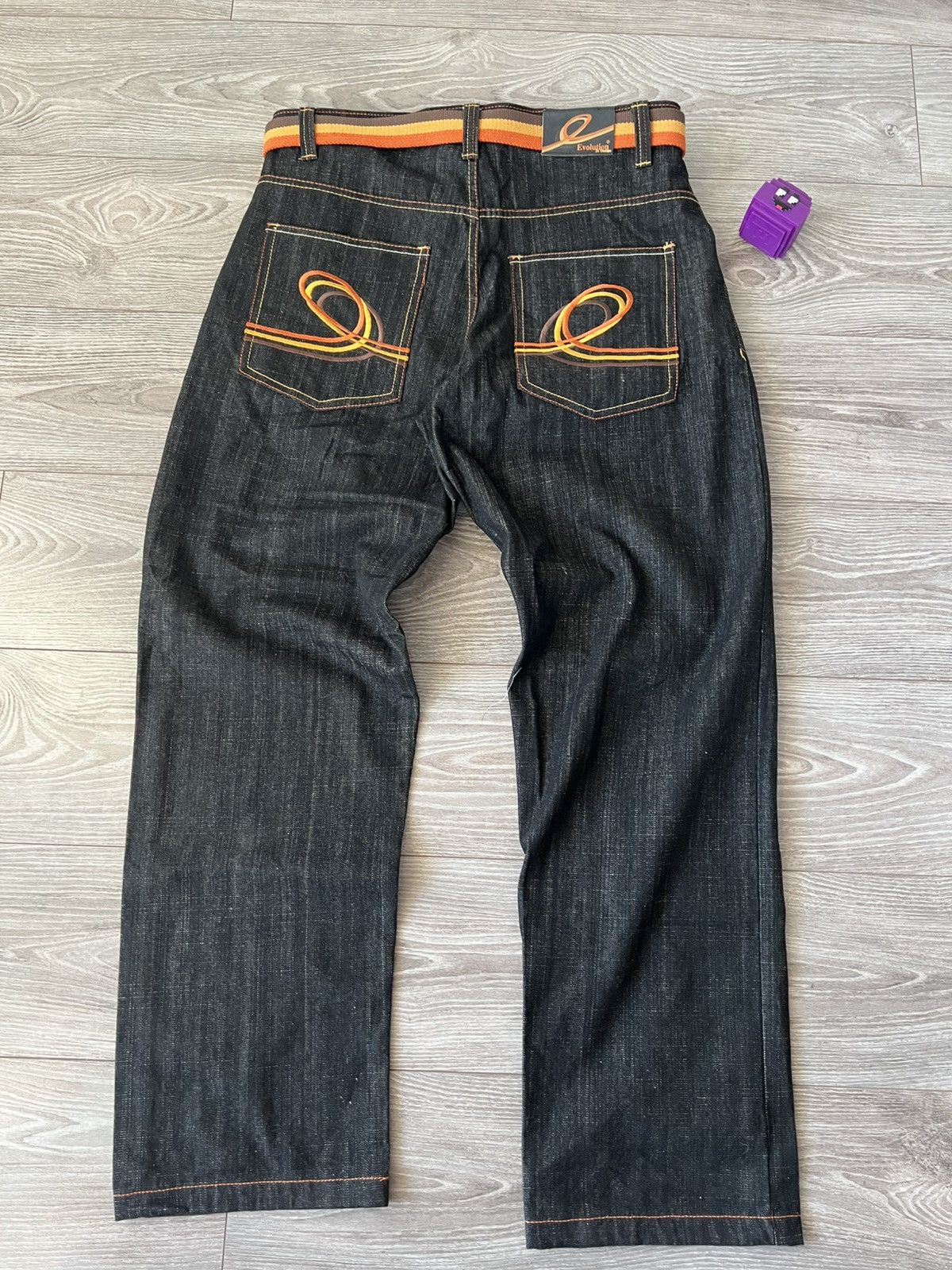 Other Evolution in Design Rap Y2k Men’s Embroidered Logo OG Jeans Size US 36 / EU 52 - 14 Thumbnail