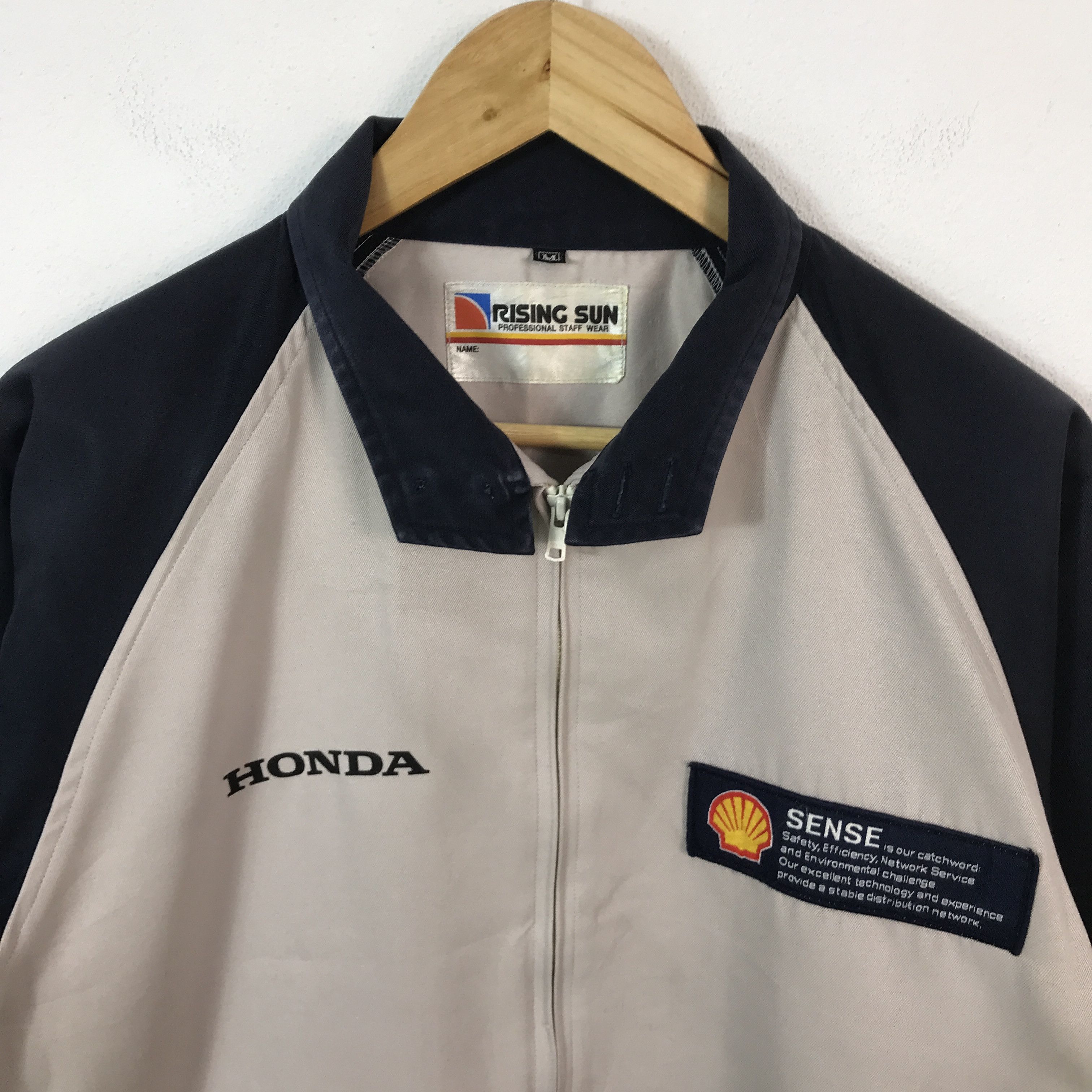Honda × Japanese Brand Vtg Honda x Shell Racing Japan Uniform jacket Size US M / EU 48-50 / 2 - 3 Thumbnail