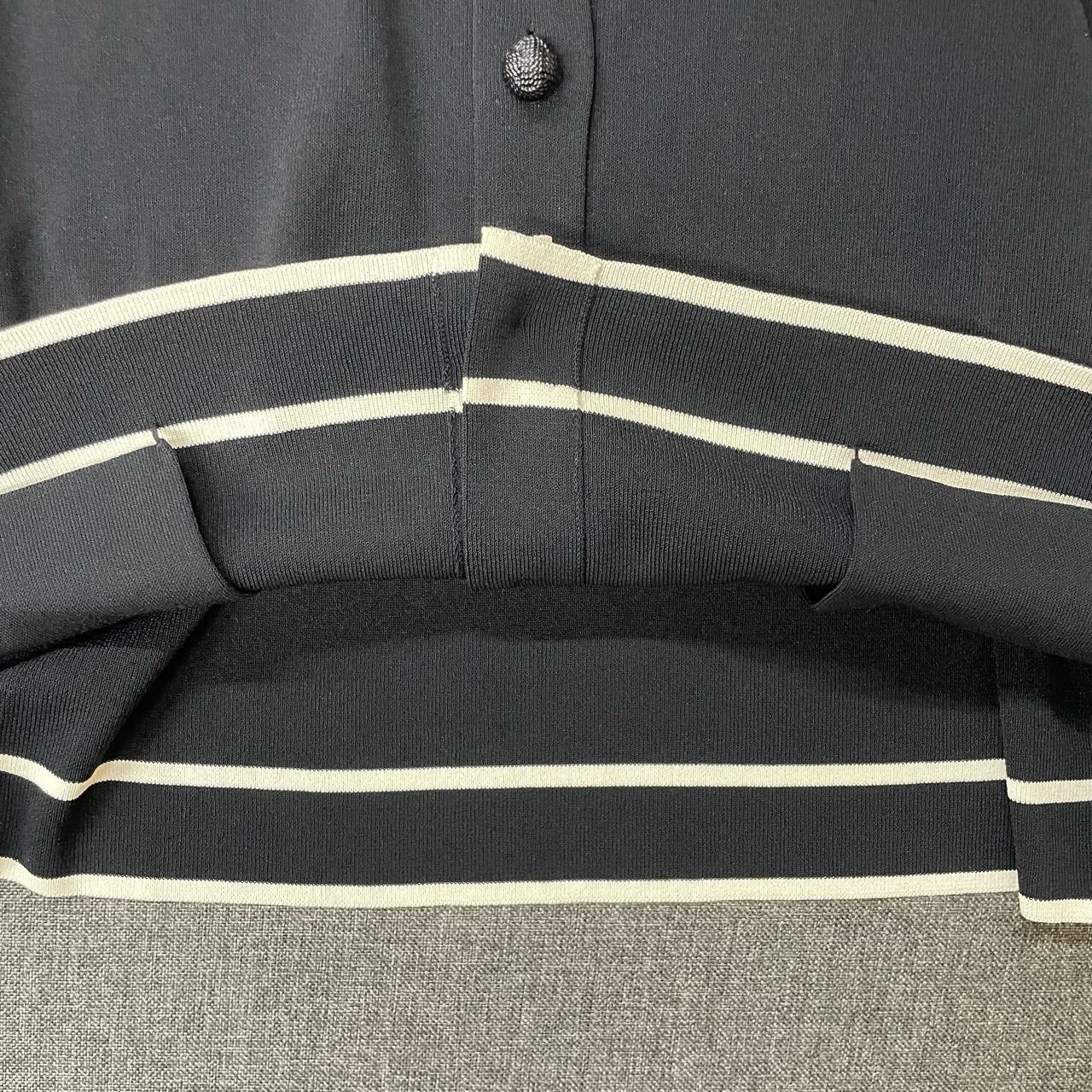 Gucci Gucci Black hem retro logo cardigan swaeter 2501-Nextarrow Size US S / EU 44-46 / 1 - 3 Thumbnail