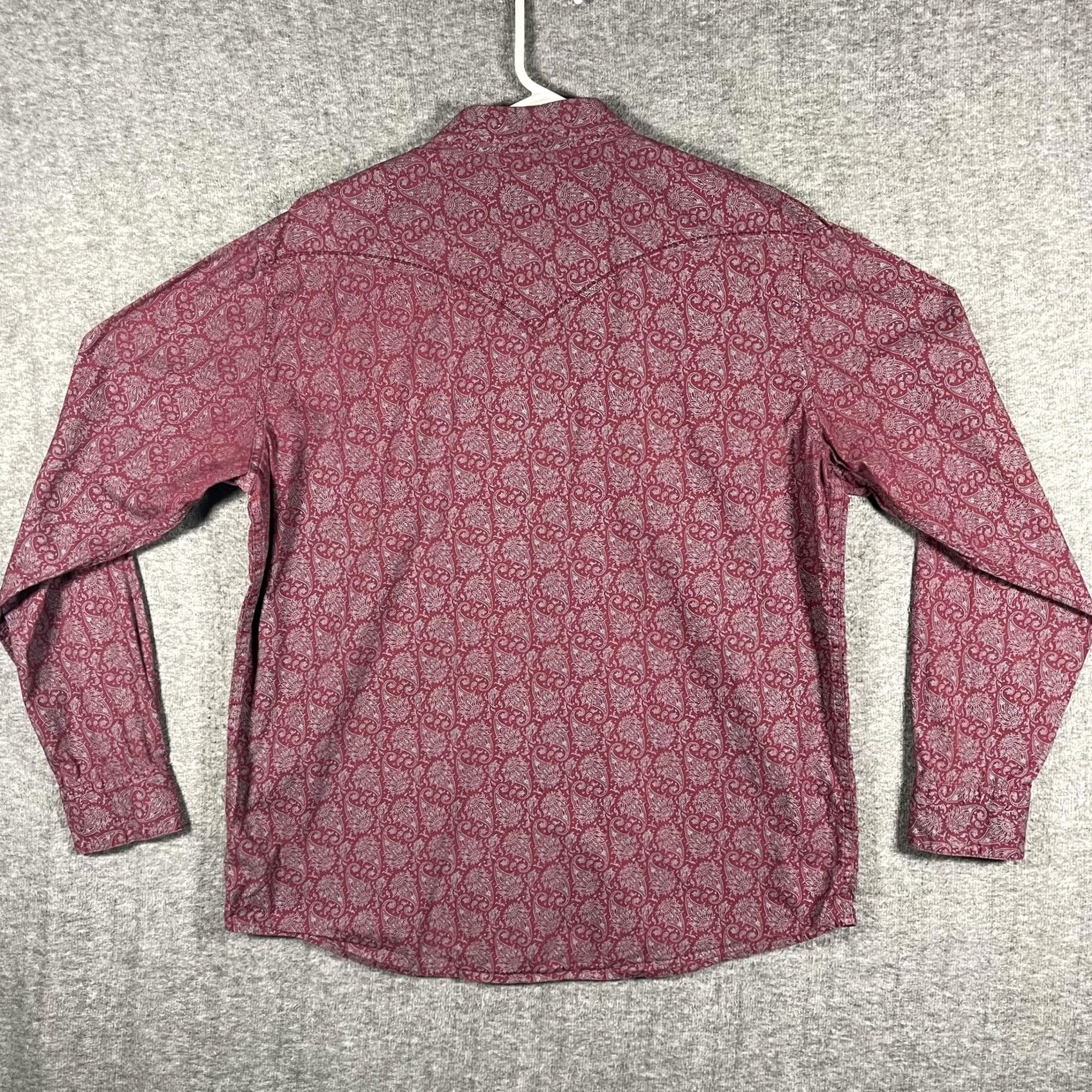 Cody James Cody James Shirt Mens L Red Paisley Western Button-Up Long Sleeve Cowboy Size US L / EU 52-54 / 3 - 3 Thumbnail