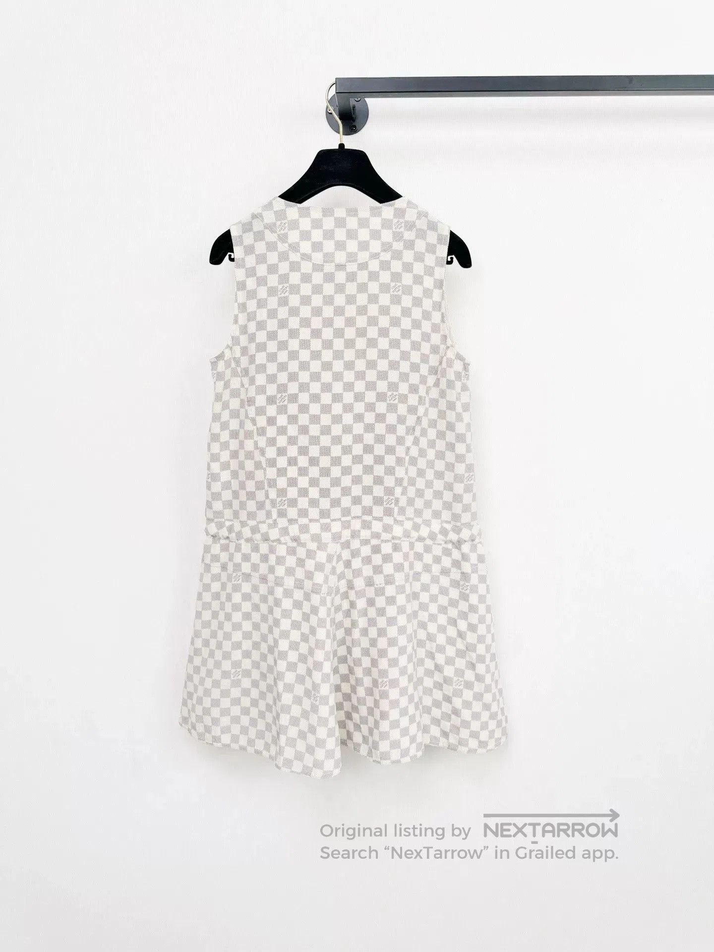 Louis Vuitton Louis Vuitton New Checkered Sleeveless Dress. Size US S / EU 44-46 / 1 - 6 Thumbnail