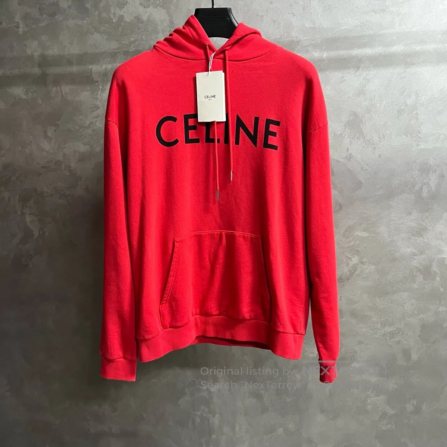 Celine CELINE Large Logo Fleece-padded, loose-fitting hooded| Size S / US 4 / IT 40 - 1 Thumbnail