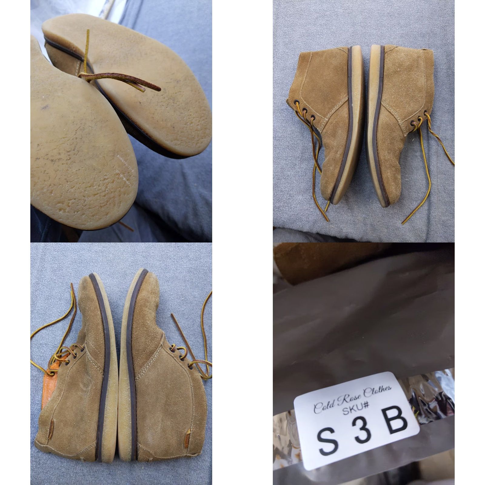 Vintage Wolverine 1883 Chukka Boots Mens 10.5 Brown Suede Crepe Sole Casual Shoes Size US 11 / EU 44 - 9 Thumbnail