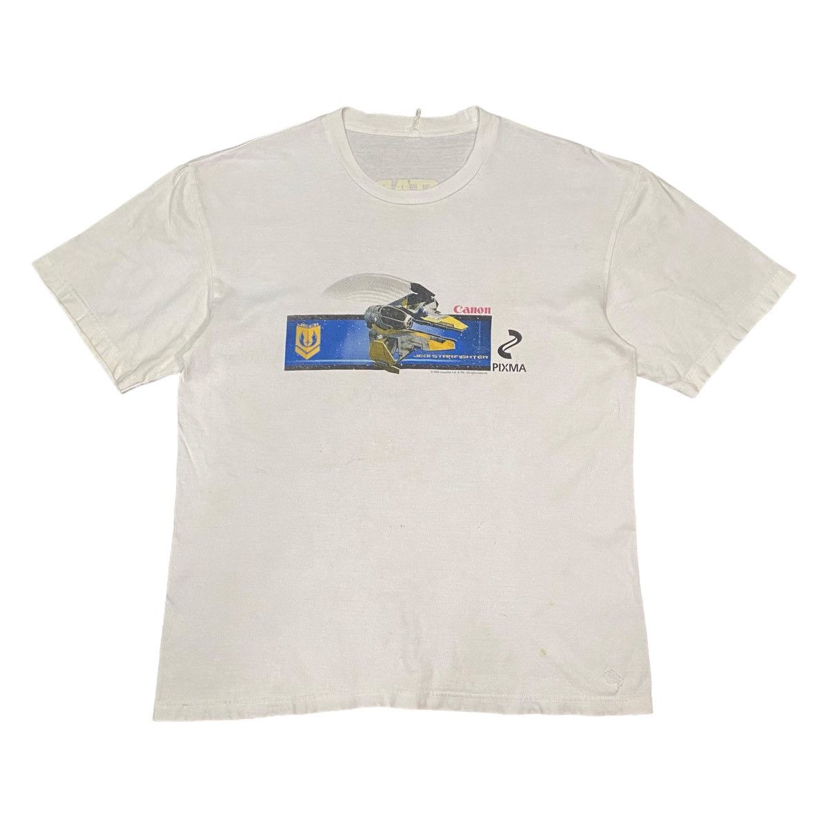 Star Wars RARE! Star Wars Jedi Starfighter ROTS CANON Promo T Shirt Size US XL / EU 56 / 4 - 1 Thumbnail