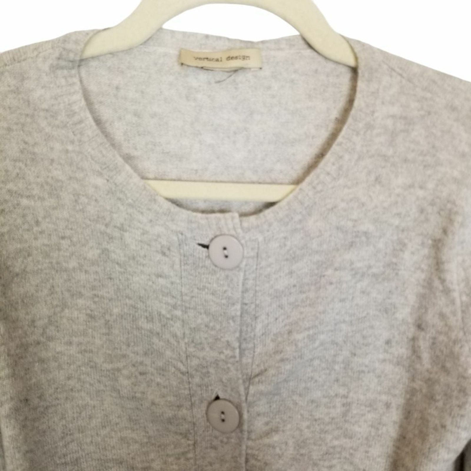 Vintage Vertical Design Womens Cashmere Sweater Cardigan Luxury S Size S / US 4 / IT 40 - 2 Thumbnail