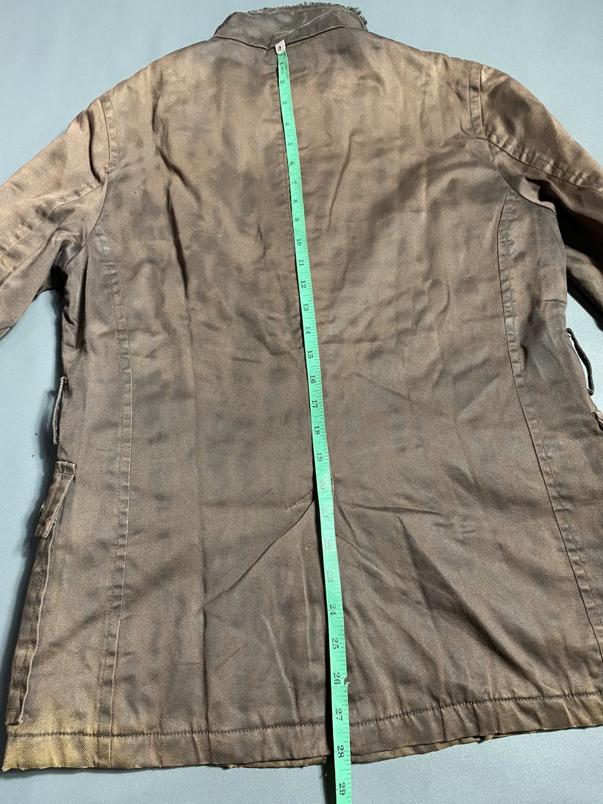 In The Attic In the attic Distressed Waxed Fur Jacket Size US M / EU 48-50 / 2 - 16 Thumbnail