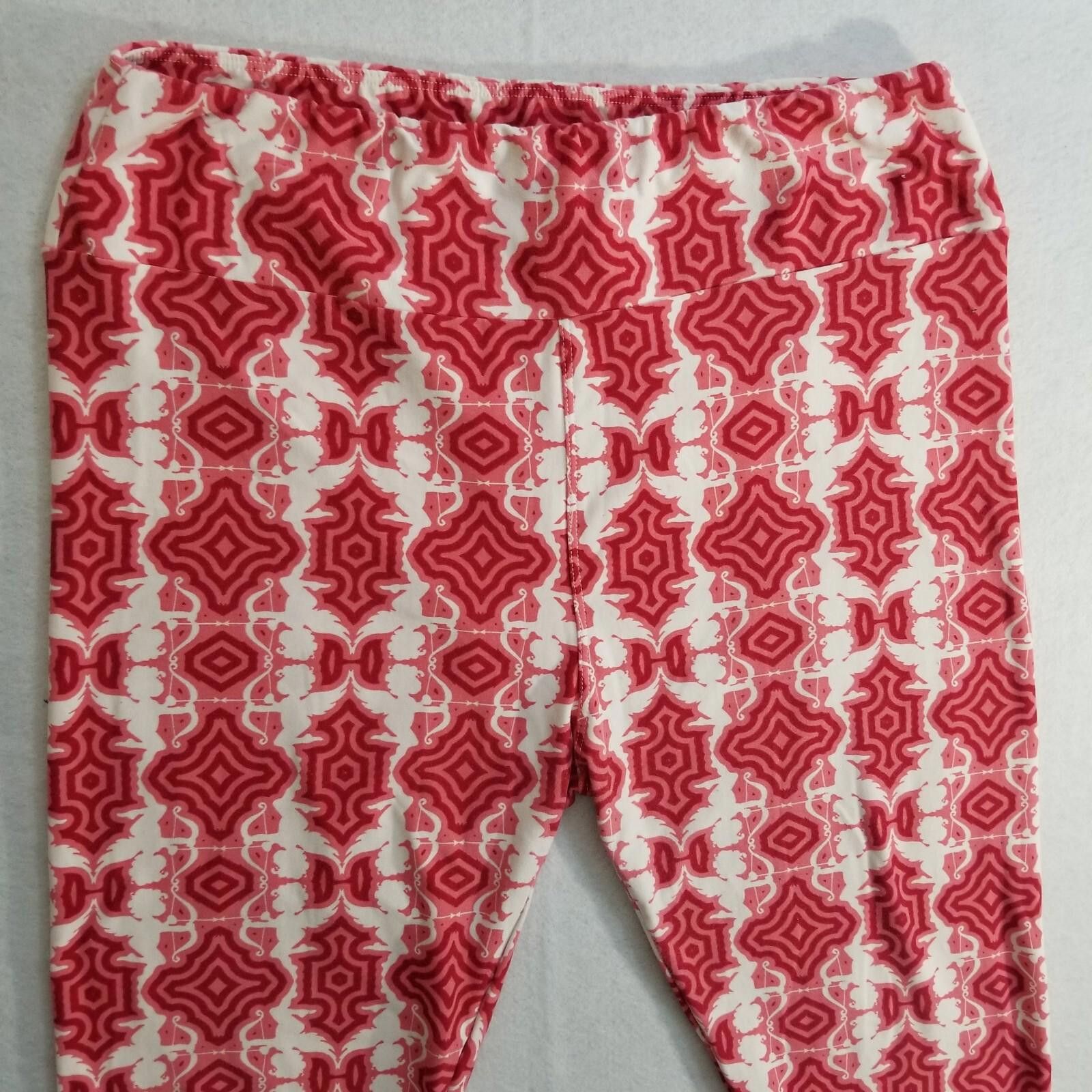 Other Lularoe Tall and Curvy One Size Geometric Cupid Leggings Size 30" / US 8 / IT 44 - 7 Thumbnail