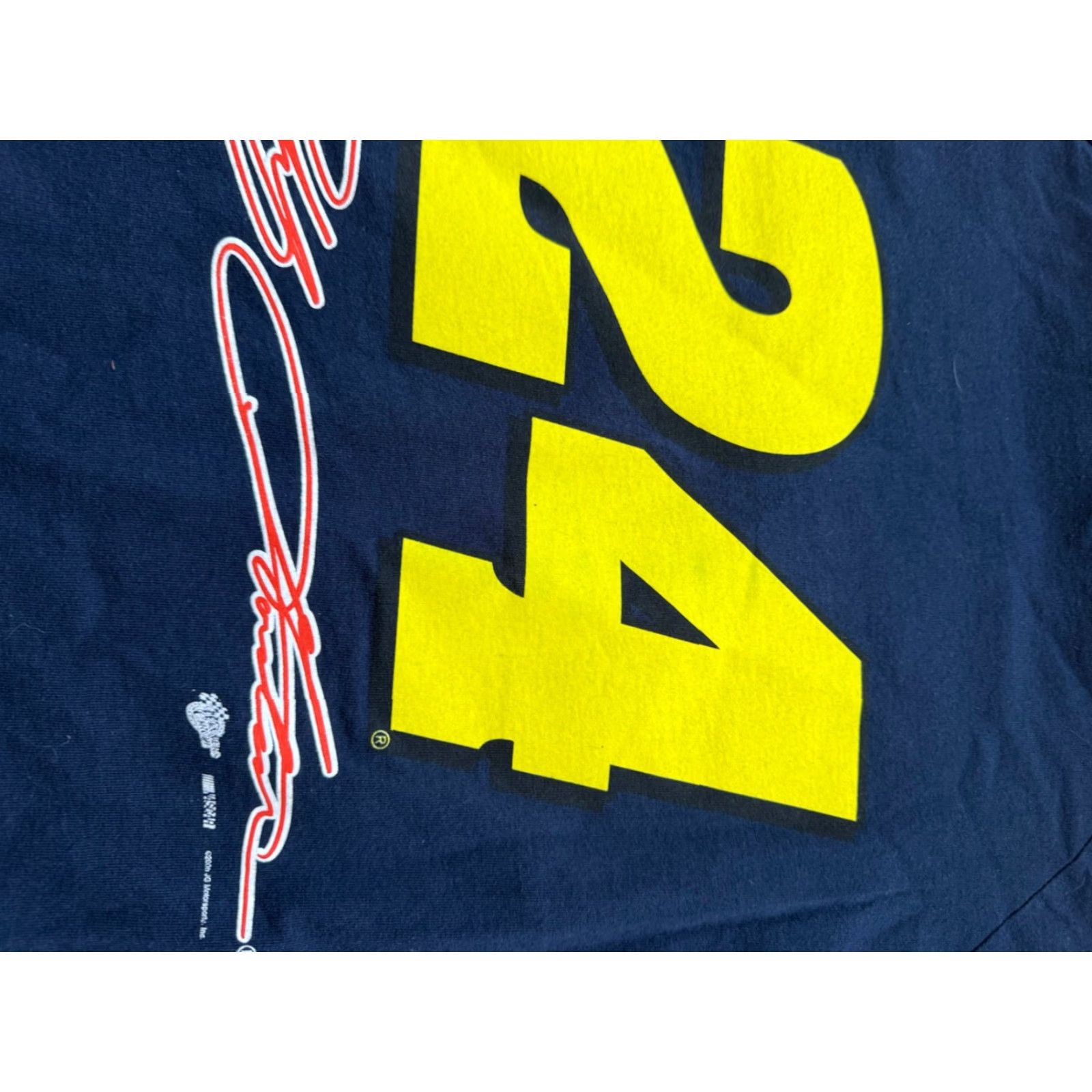 NASCAR VINTAGE Winners Circle NASCAR T-Shirt Men M Blue Double-Sided Graphic Print Jeff Gordon 2000s Racing Cars 90s Theme Size US M / EU 48-50 / 2 - 4 Thumbnail