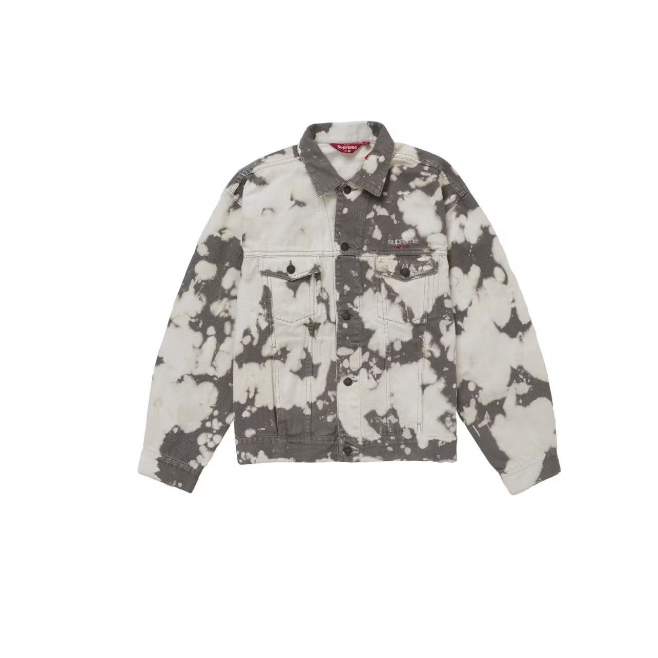 Supreme Denim Trucker Jacket SS25 Bleached Size: XXL