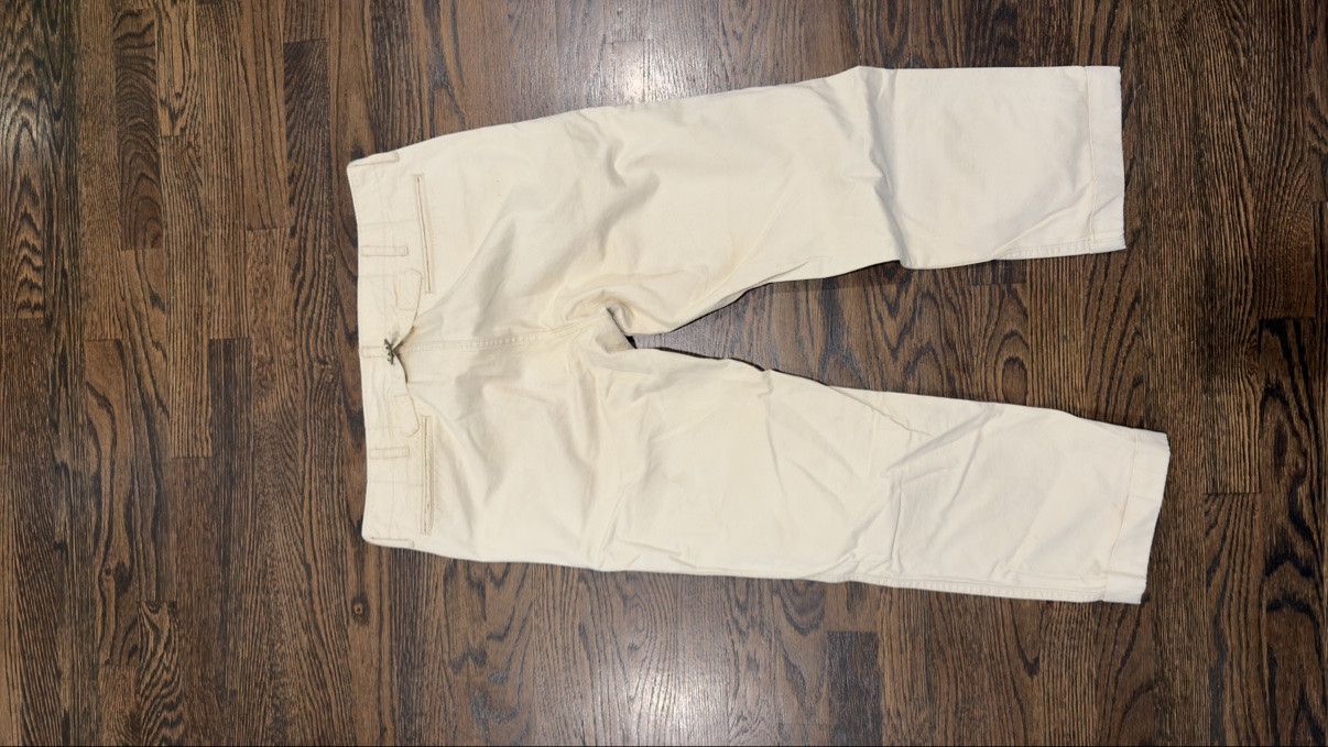 Visvim Visvim High-Water Chino Pants Ecru - Size 3 - Made in Japan Size US 32 / EU 48 - 2 Thumbnail