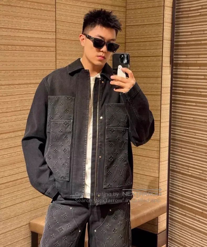 Louis Vuitton Louis Vuitton Old Black Denim Jacket Size US S / EU 44-46 / 1 - 7 Thumbnail