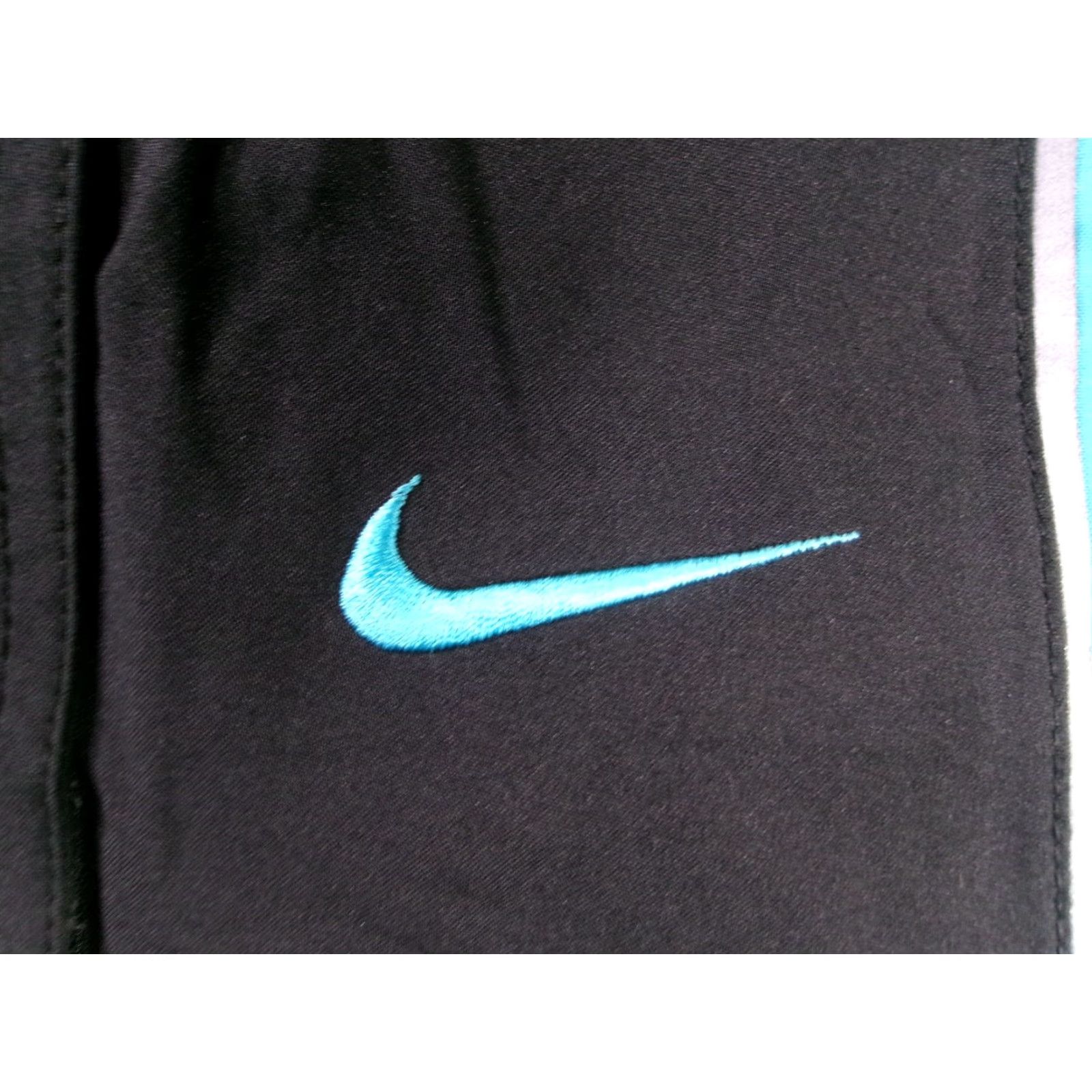 Nike VINTAGE Nike Storm-FIT Jacket Women L Water Resistant Black Teal Reflective Windbreaker Size L / US 10 / IT 46 - 3 Thumbnail