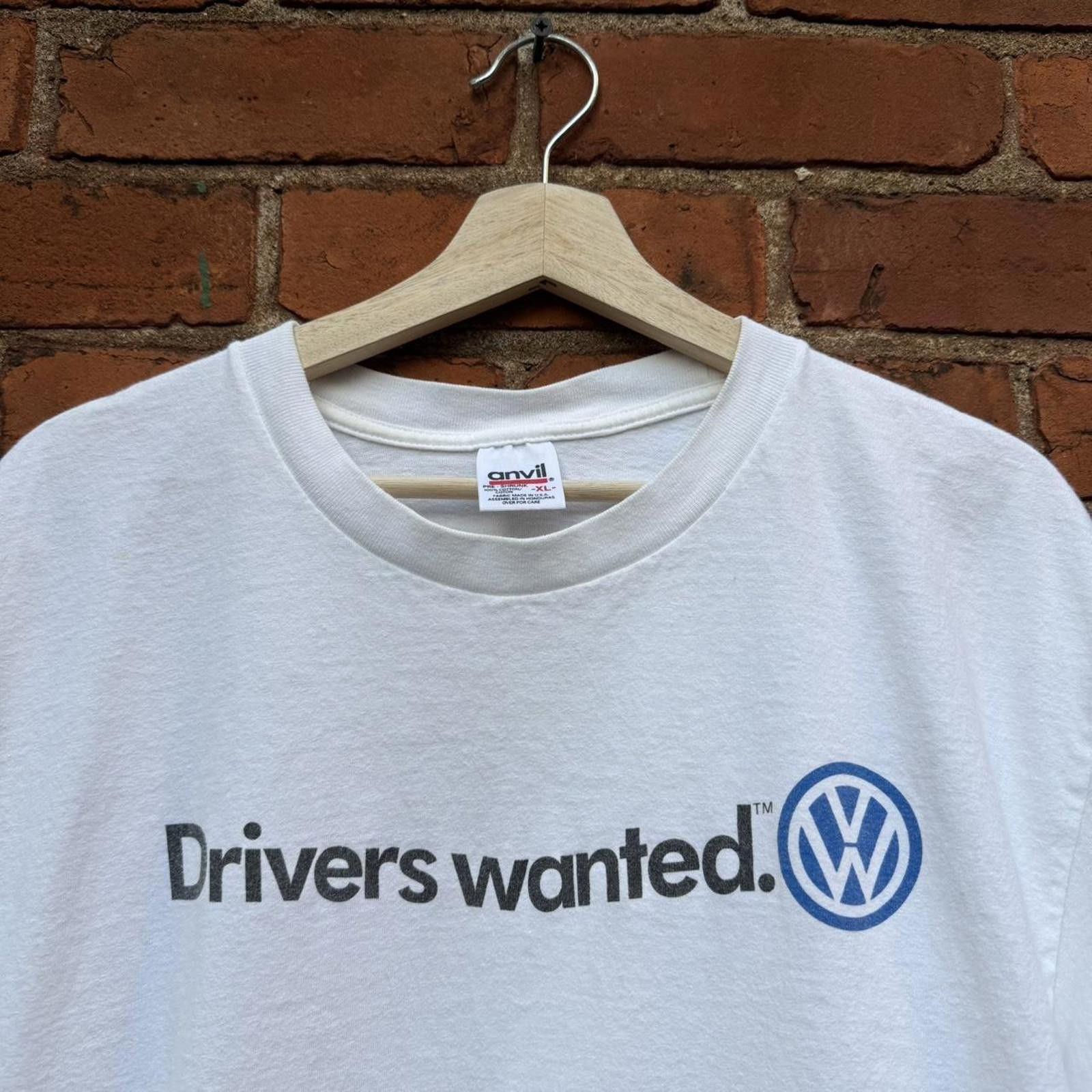 Other vintage Volkswagen drivers wanted t shirt 00s XL Size US XL / EU 56 / 4 - 3 Thumbnail