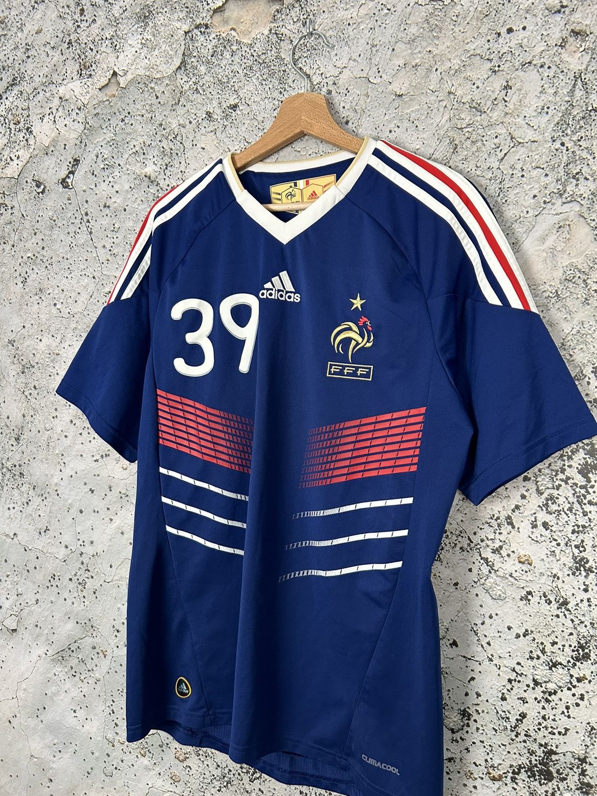 Adidas Vintage Anelka France 2010 Soccer Jersey Football Rare Size US M / EU 48-50 / 2 - 3 Thumbnail