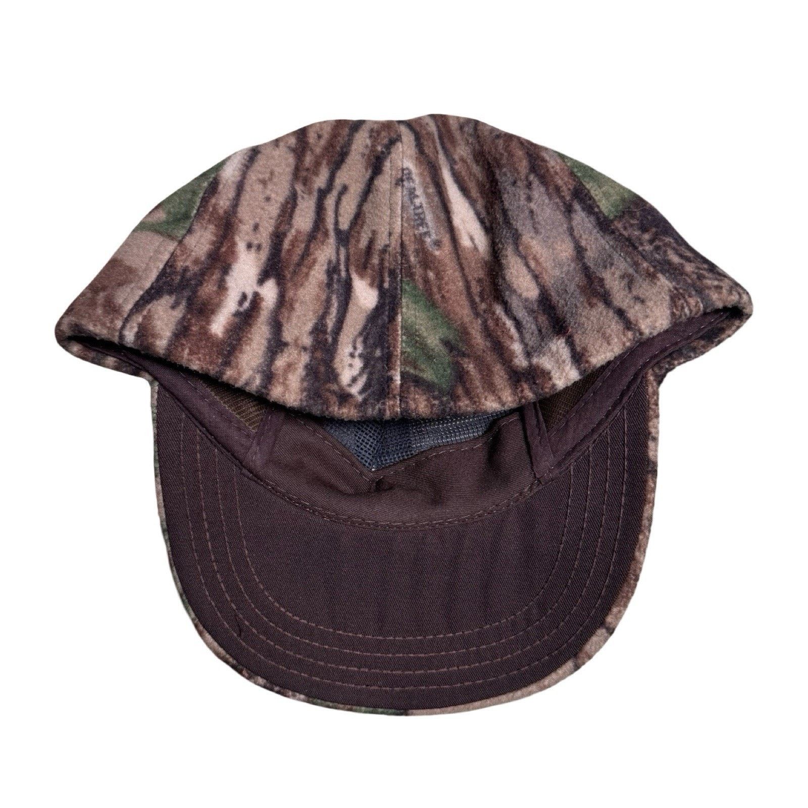 Realtree Vintage Realtree Fleece Hat Mens Size M Tre Bark Camo USA Size ONE SIZE - 7 Thumbnail