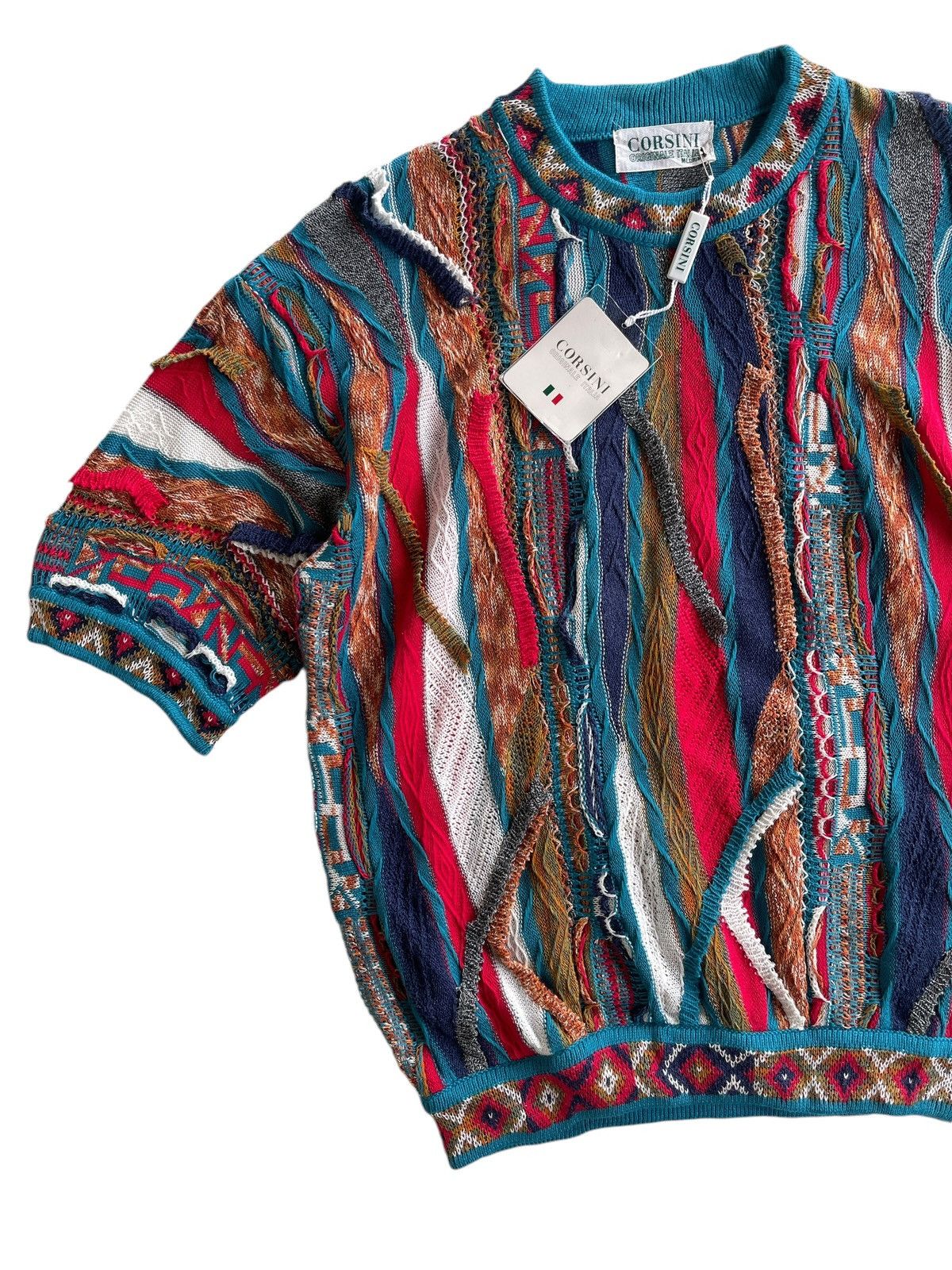 Coogi Corsini 3D Sweater Knitted Coogi Style Size US M / EU 48-50 / 2 - 5 Thumbnail