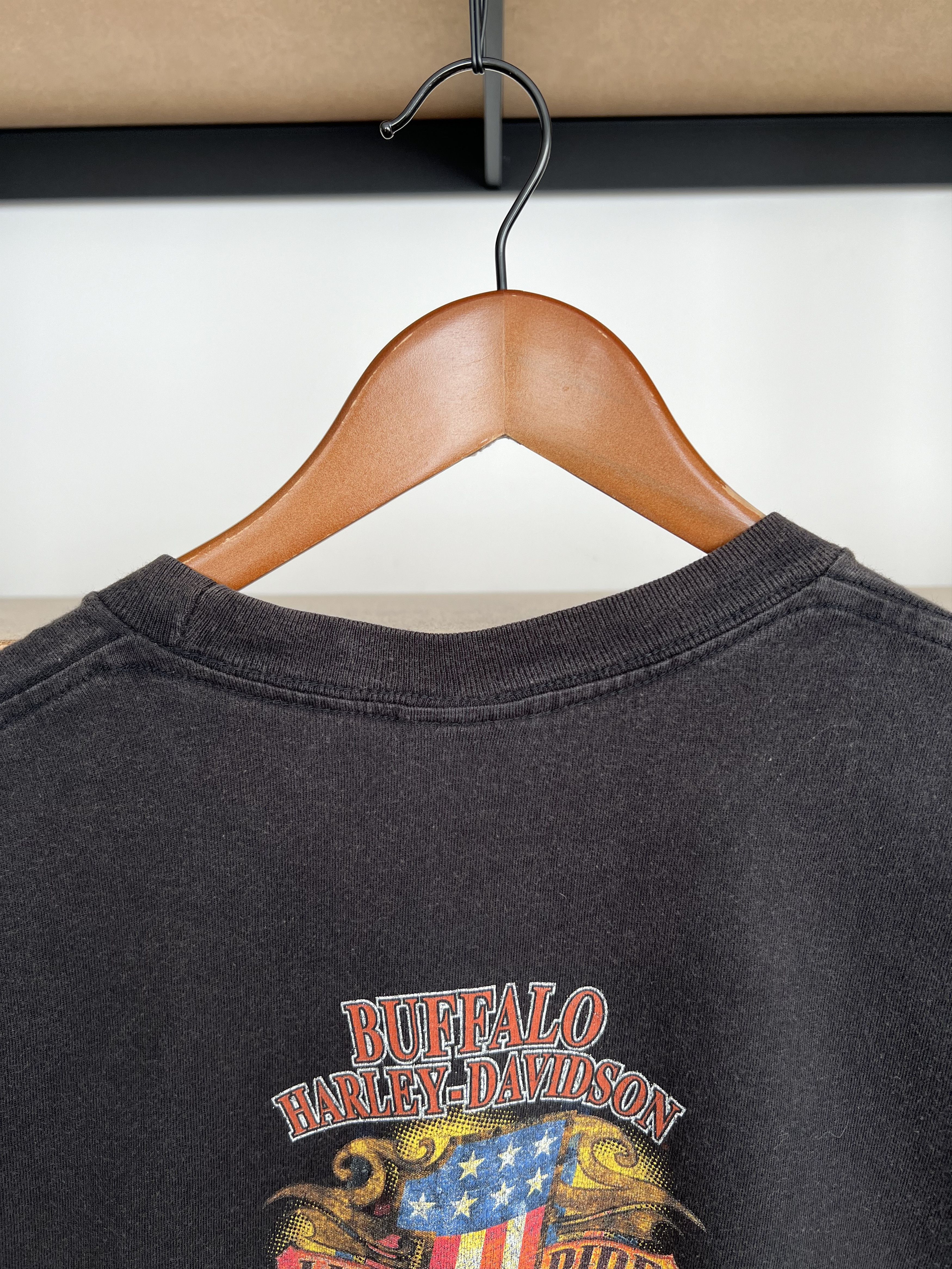 Harley Davidson Vintage 2000s Harley Davidson Joker Clown Austria T-shirt Size US M / EU 48-50 / 2 - 16 Thumbnail