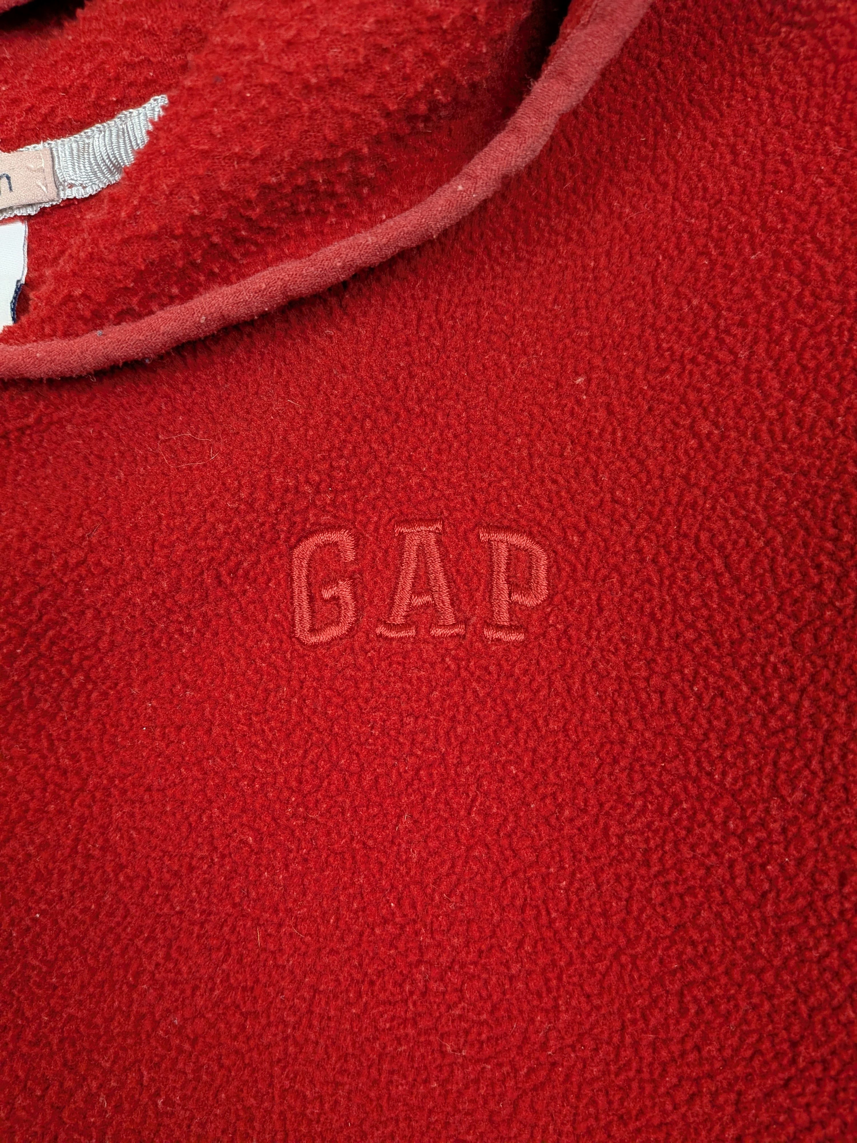 Gap GAP Factory Store Burgundy Fleece Hoodie Embroidered Size S Size S / US 4 / IT 40 - 5 Thumbnail