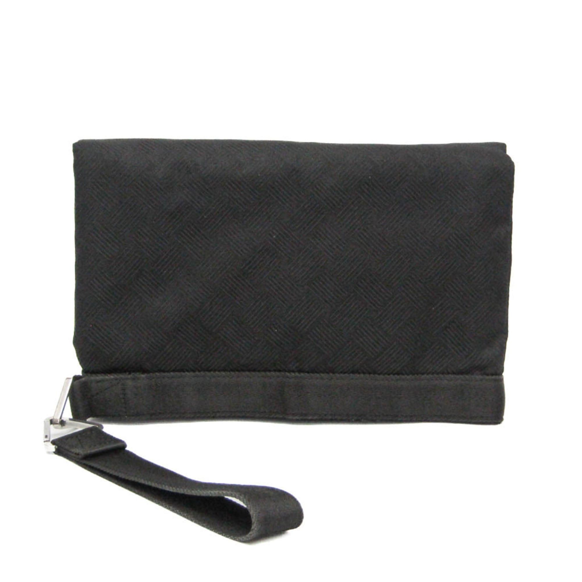 Bottega Veneta Bottega Veneta Men,Women Nylon Clutch Bag Black Size ONE SIZE - 1 Thumbnail
