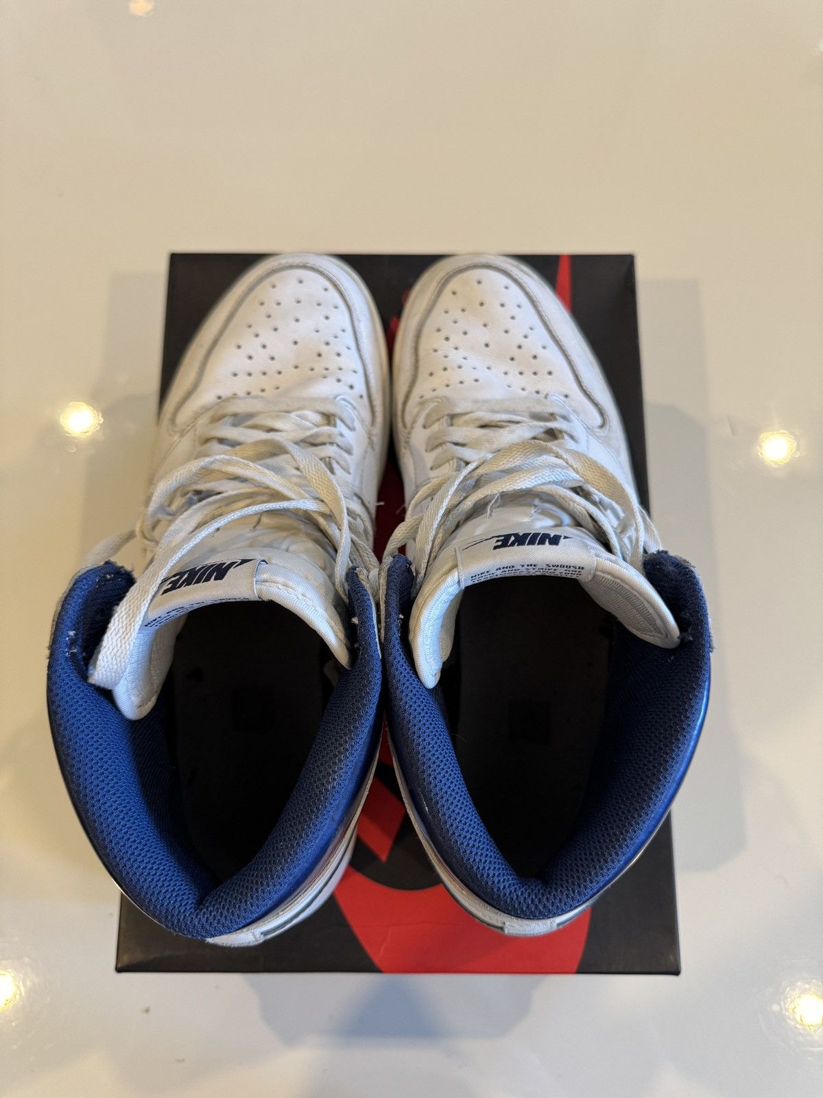 Jordan Brand Air Jordan 1 High OG Metallic Navy 2016 Size US 13 / EU 46 - 7 Thumbnail
