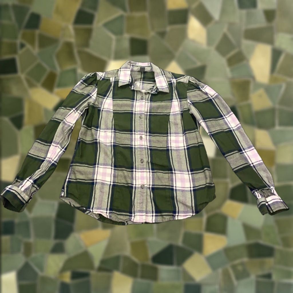 Eddie Bauer Eddie Bauer Womens Shirt Top XS Green Plaid Button-Up Long Sleeve Shirt Womens XS Green Plaid Button-Up Long Sleeve Eddie Bauer Size XS / US 0-2 / IT 36-38 - 1 Thumbnail