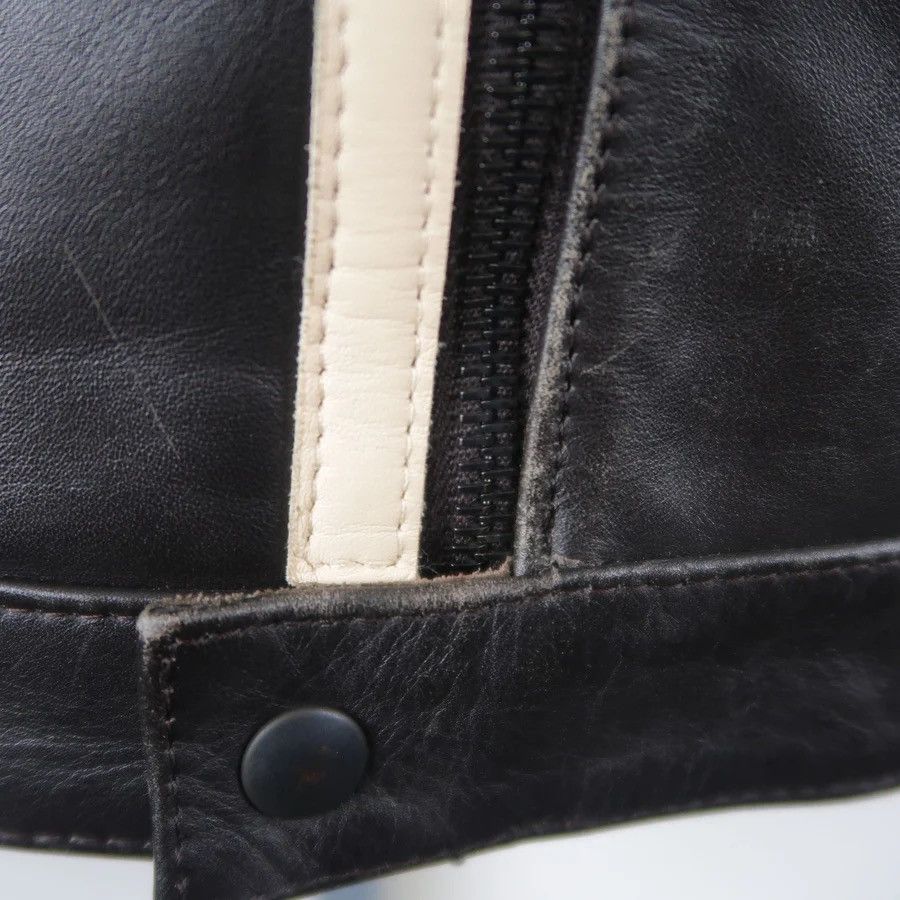 Neil Barrett ‘NEIL BARRETT’ Brown Leather Moto Inspired Jacket Size US L / EU 52-54 / 3 - 10 Thumbnail