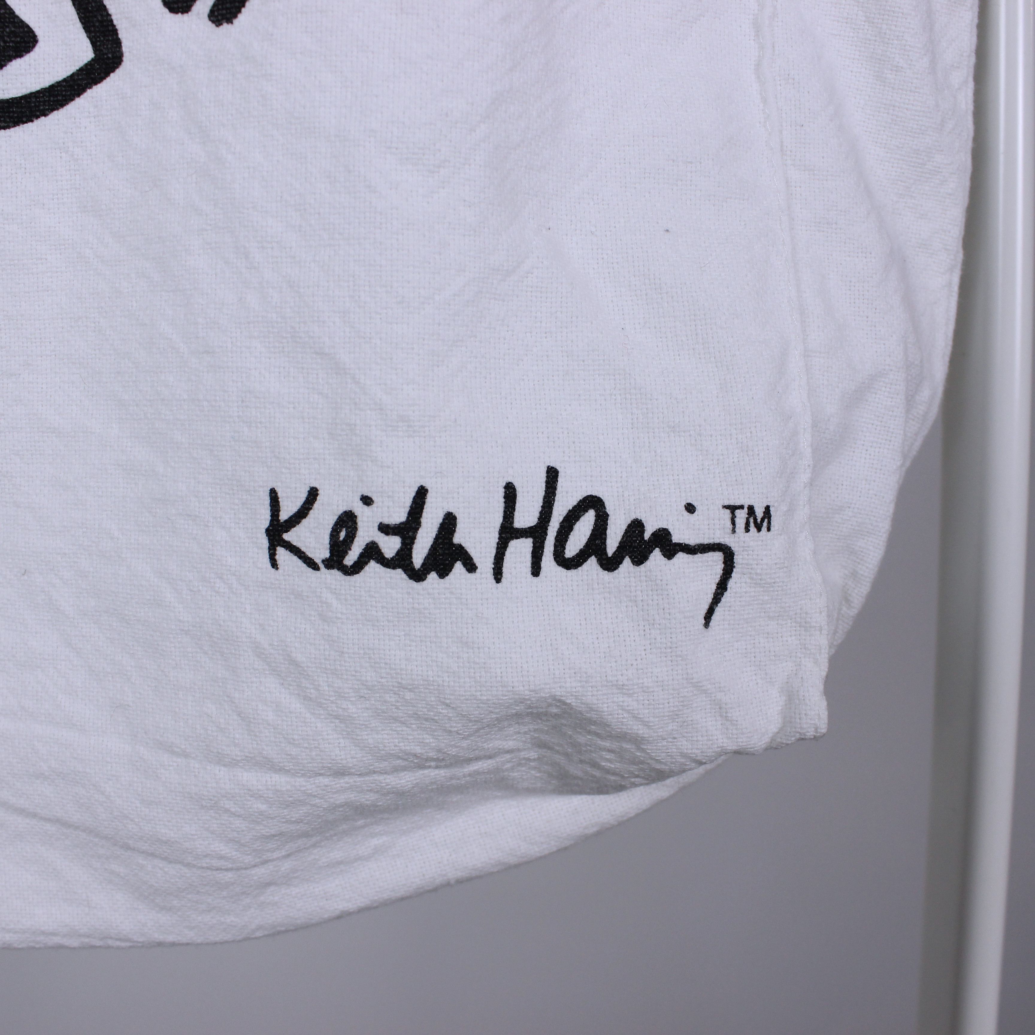 Keith Haring Keith Haring shopper bags bag small white logo Size ONE SIZE - 4 Thumbnail