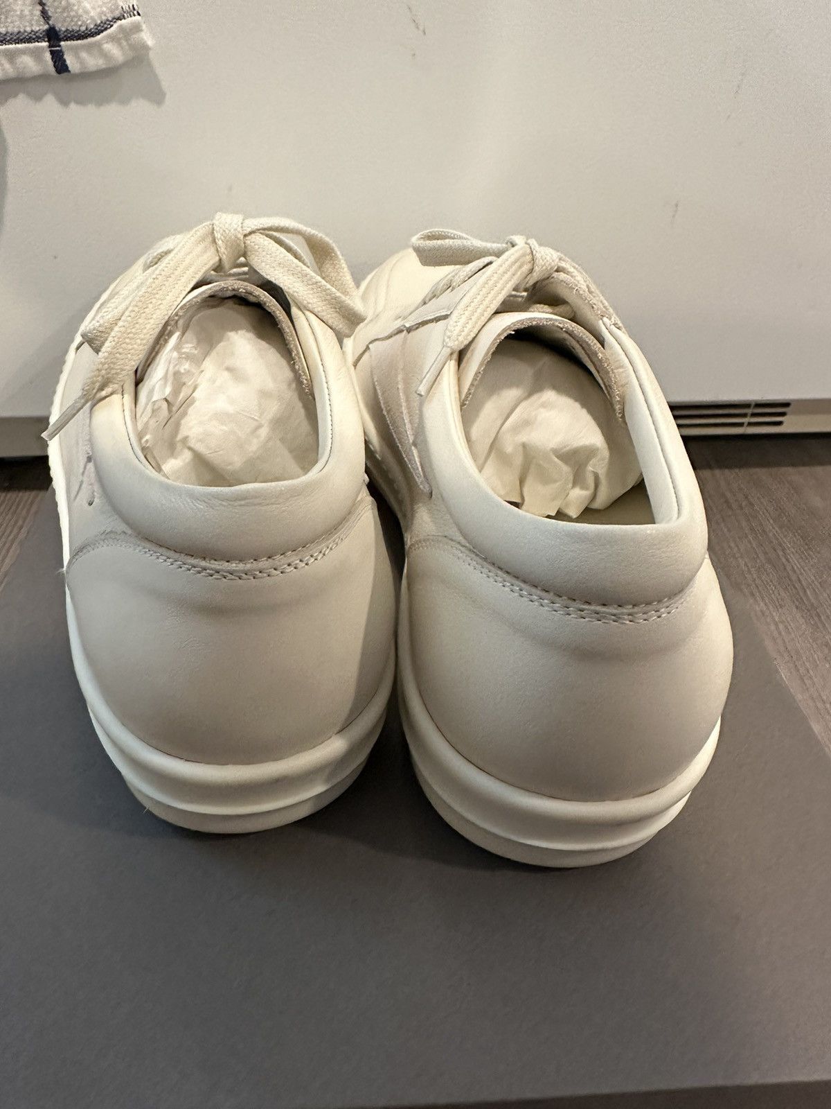 Rick Owens Rick owens mainline leather vintage low milk size 44 | Grailed