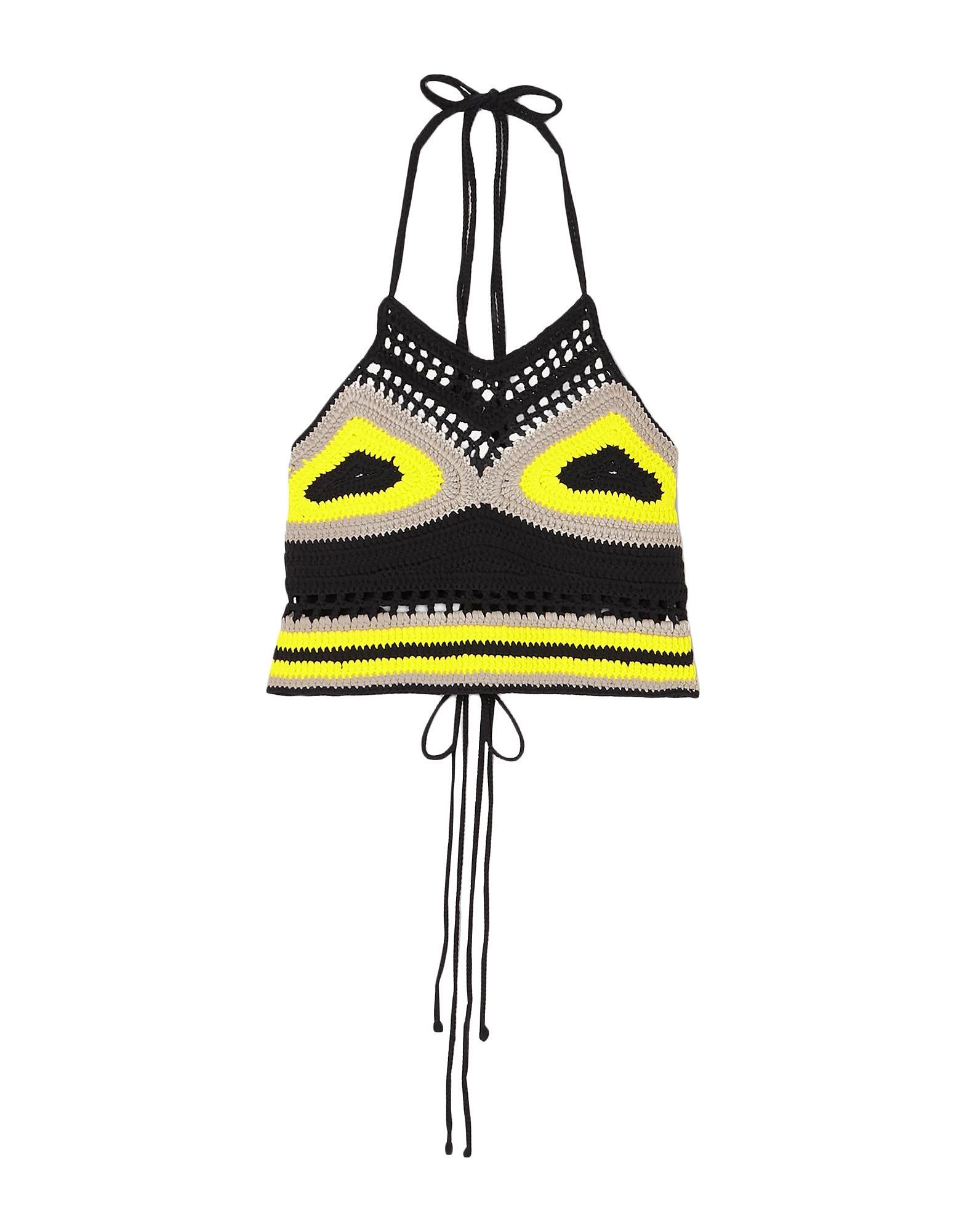 Ambush Design o1mle1224 Size : OS/ Waves Crochet Top in Multicolor Size ONE SIZE - 1 Thumbnail