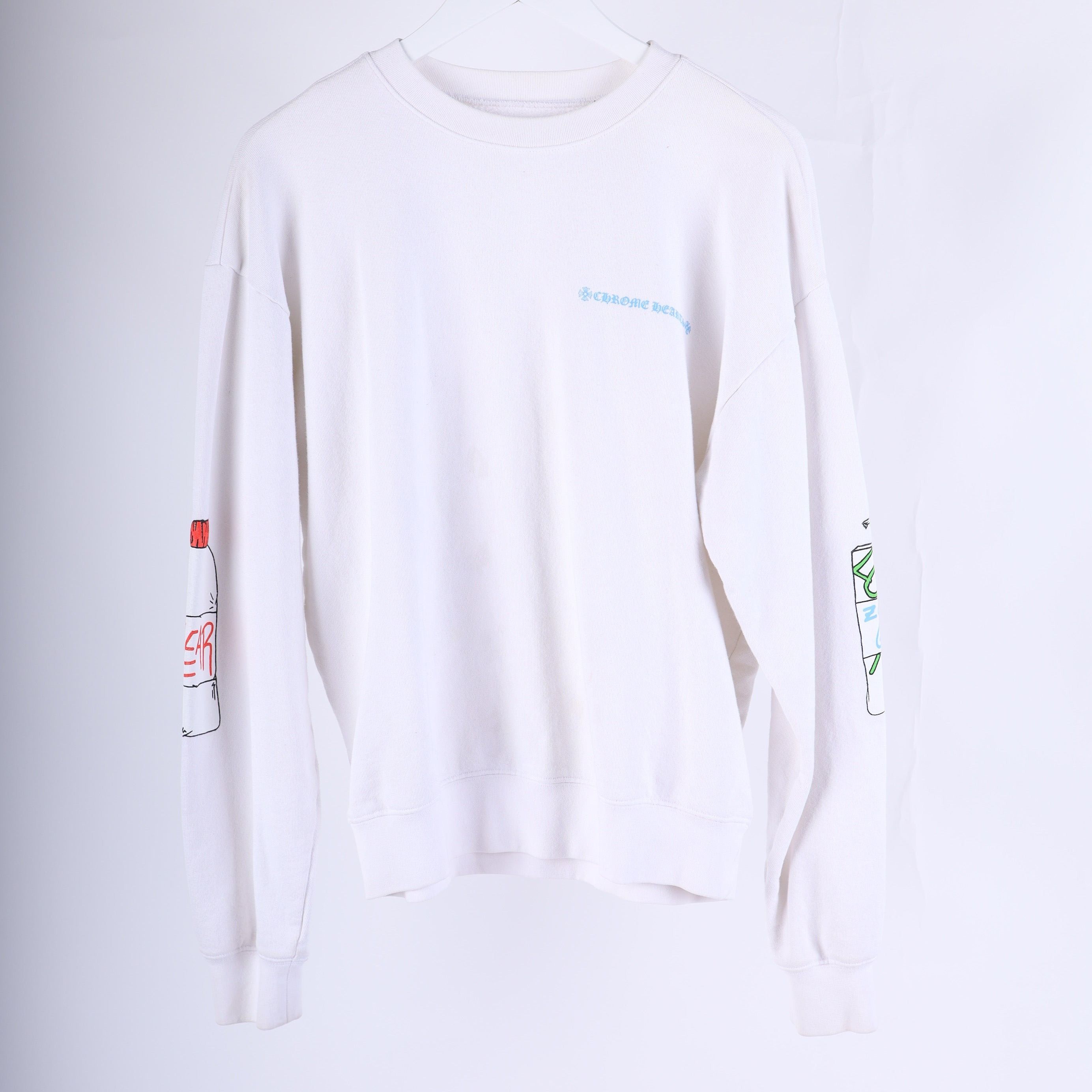 Chrome Hearts CH WHITE MATTY BOY CREWNECK CLEAR Size US M / EU 48-50 / 2 - 14 Thumbnail