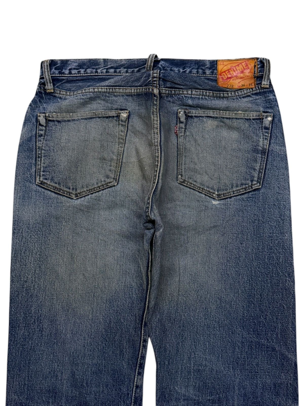 Denime Vintage 90s Denime Lot 272 Selvedge Denim Jeans Japan | W35 Size US 35 - 5 Thumbnail