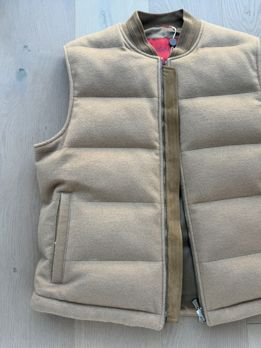 Isaia Napolii Isaia Napoli 100% Camel Down Vest EU52 L Made In Italy $4500 Size US L / EU 52-54 / 3 - 13 Thumbnail