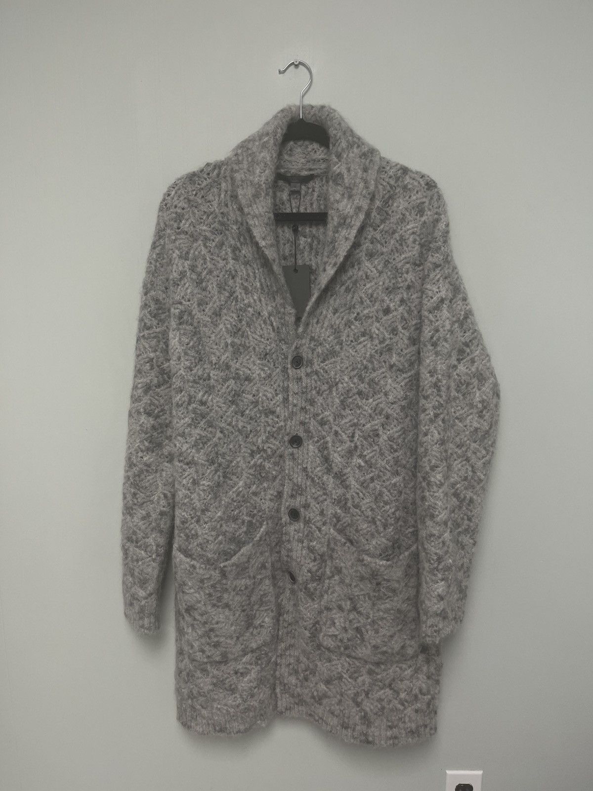 John Varvatos Audubon Shawl Collar Longline Cardigan medium Size US M / EU 48-50 / 2 - 7 Thumbnail