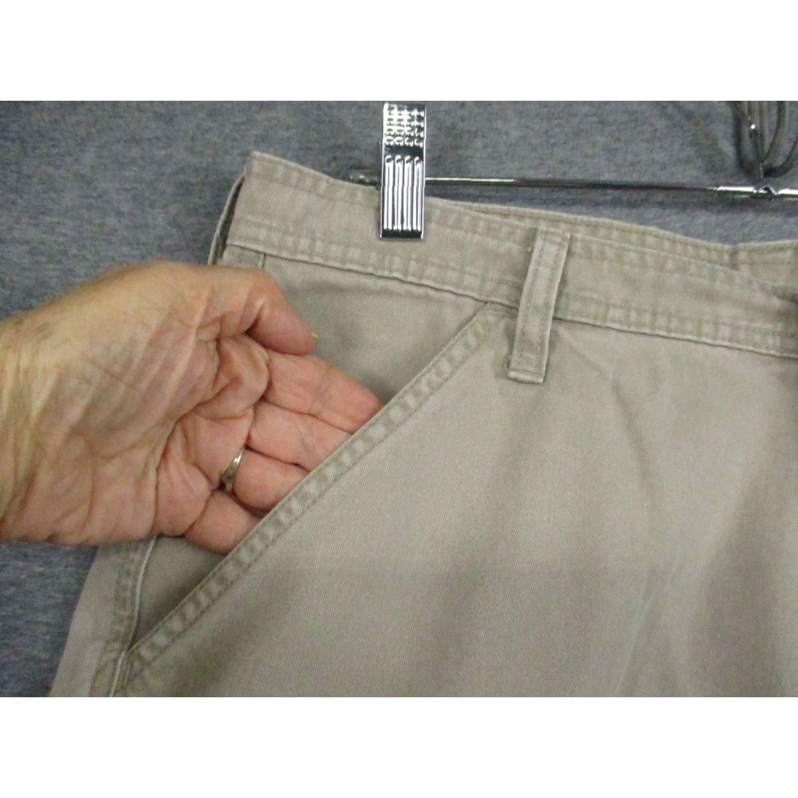 Polo Ralph Lauren VINTAGE Polo Ralph Lauren Cargo Shorts 34 Men Khaki Cotton Flat Front Outdoor 90s Mens Beige Classic Cargo Pocket Shorts Size US S / EU 44-46 / 1 - 2 Thumbnail
