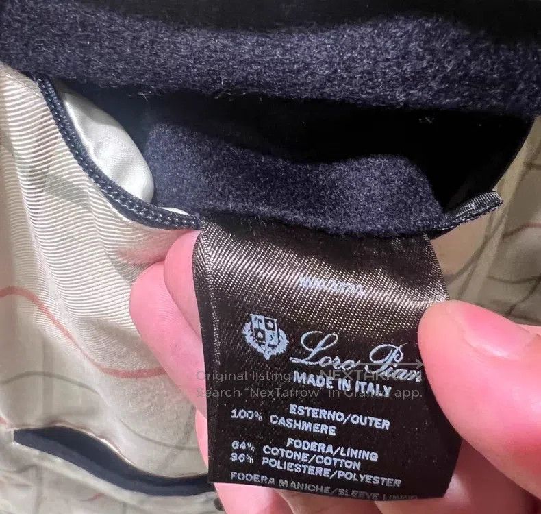 Loro Piana Loro Piana Full Cashmere Lapel Jacket Size US L / EU 52-54 / 3 - 7 Thumbnail