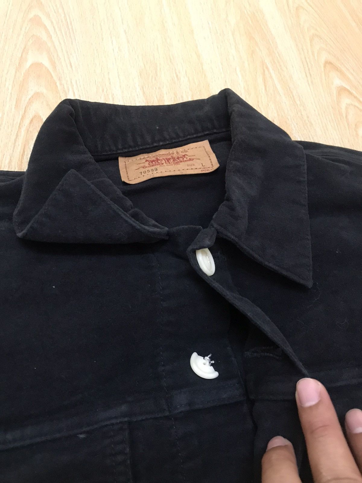 Levi's × Levi's Vintage Clothing × Vintage Vintage Levis Button Jacket Size US L / EU 52-54 / 3 - 5 Thumbnail