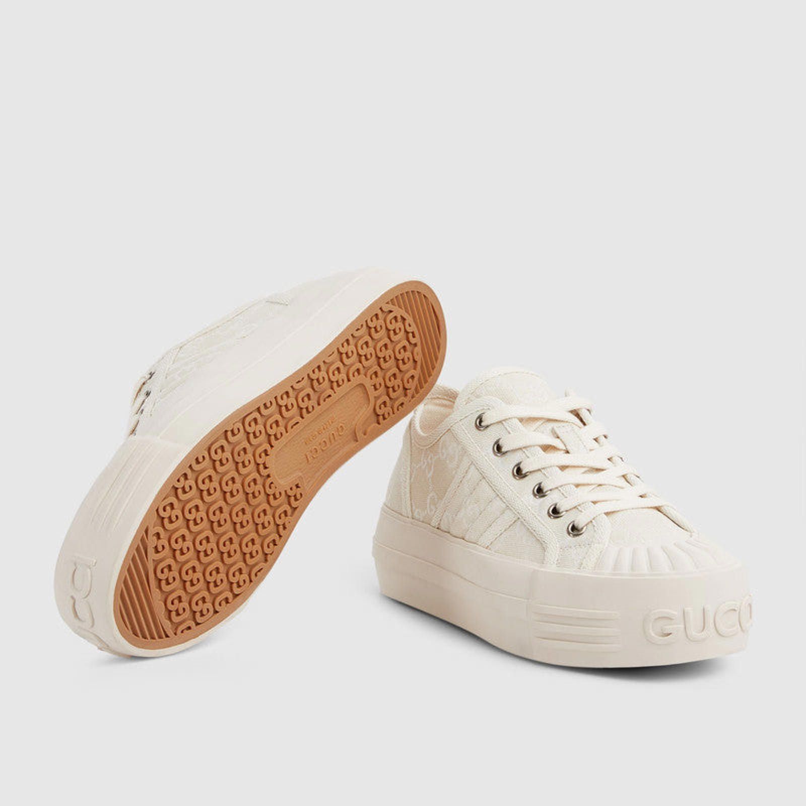 Gucci Gucci Chunky Canvas Sneakers Size US 6 / IT 36 - 4 Thumbnail