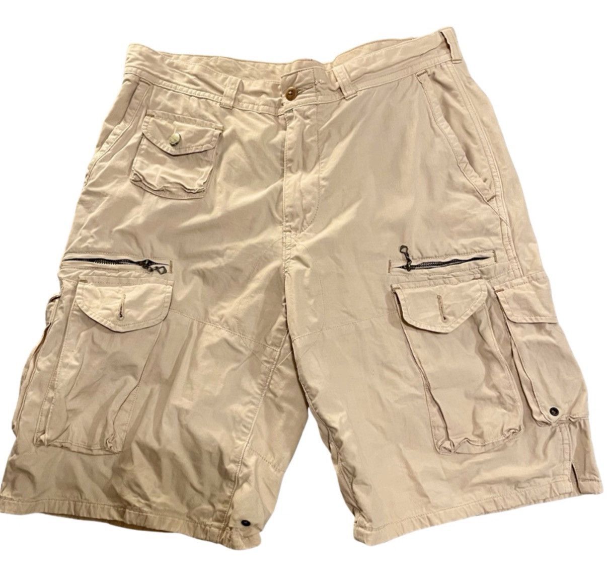 Ralph Lauren Ralph Lauren Light Khaki Cargo Shorts K24 Size US 32 / EU 48 - 1 Thumbnail