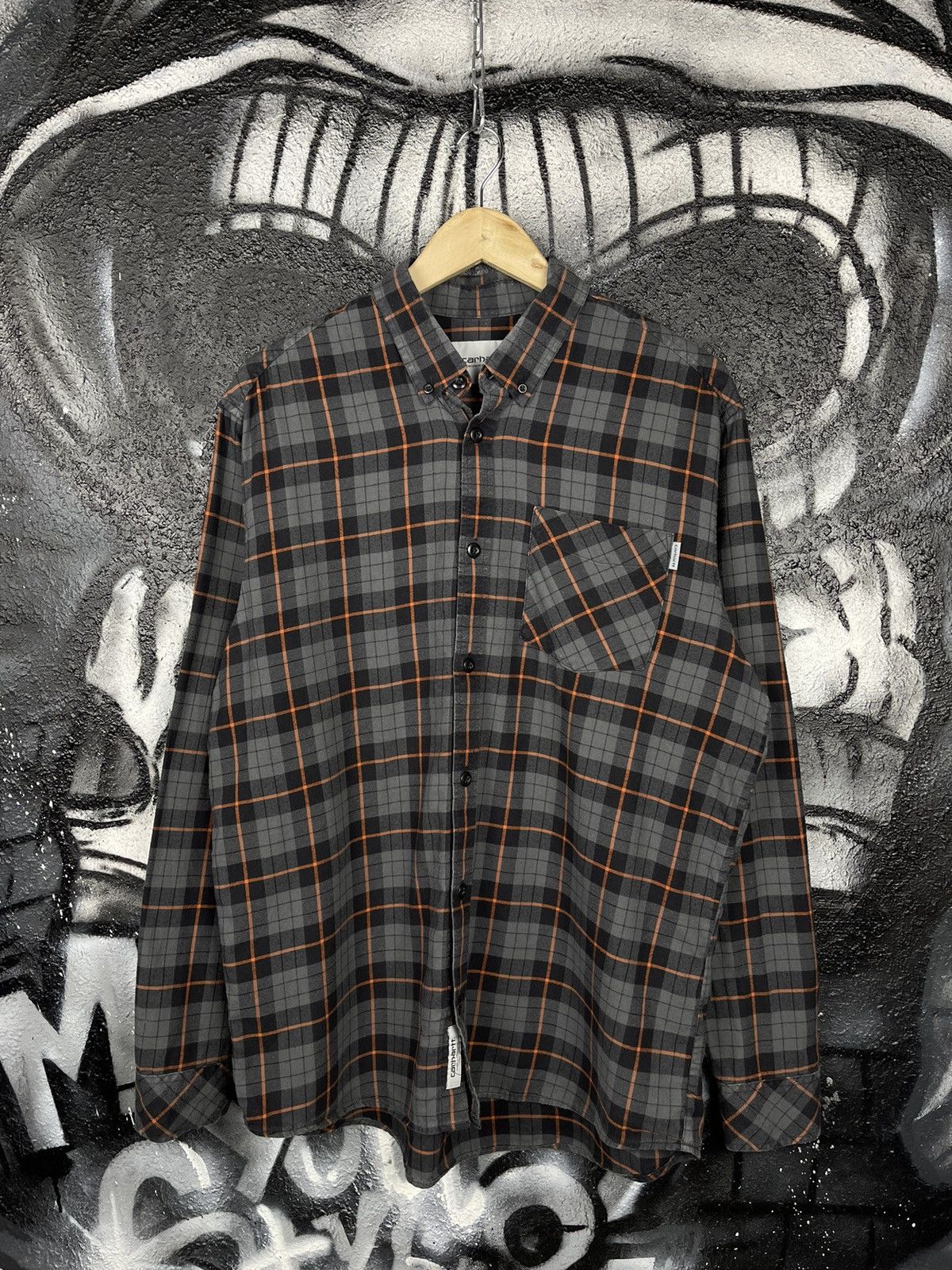 Carhartt Wip Carhartt WIP Long Sleeve Swain Shirt Plaid Flannel Men’s Size US L / EU 52-54 / 3 - 2 Thumbnail