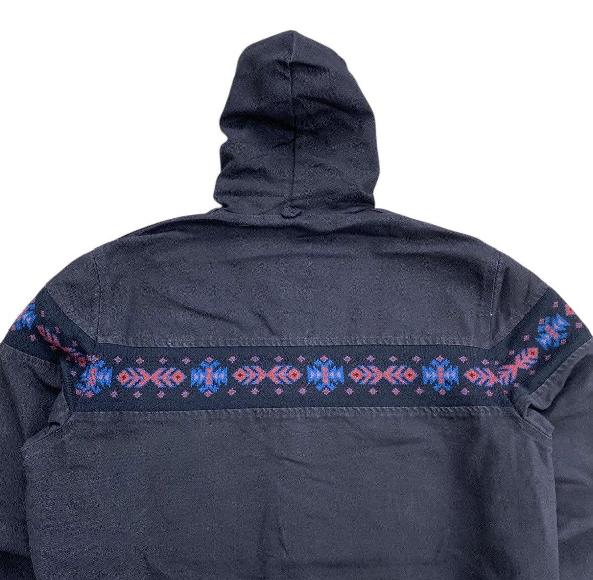 Carhartt RARE PIECE 1990s Vintage Carhartt Aztec JR0005 Zip HOODIE Size US XL / EU 56 / 4 - 4 Thumbnail
