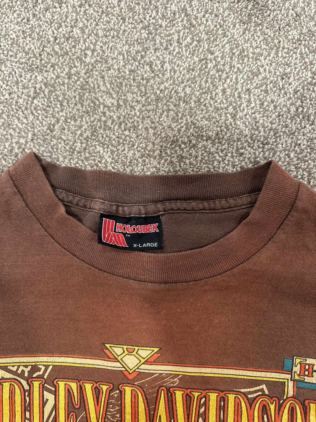 Harley Davidson Vintage Distressed Harley Davidson Motorcycles Tee Size US XL / EU 56 / 4 - 8 Thumbnail