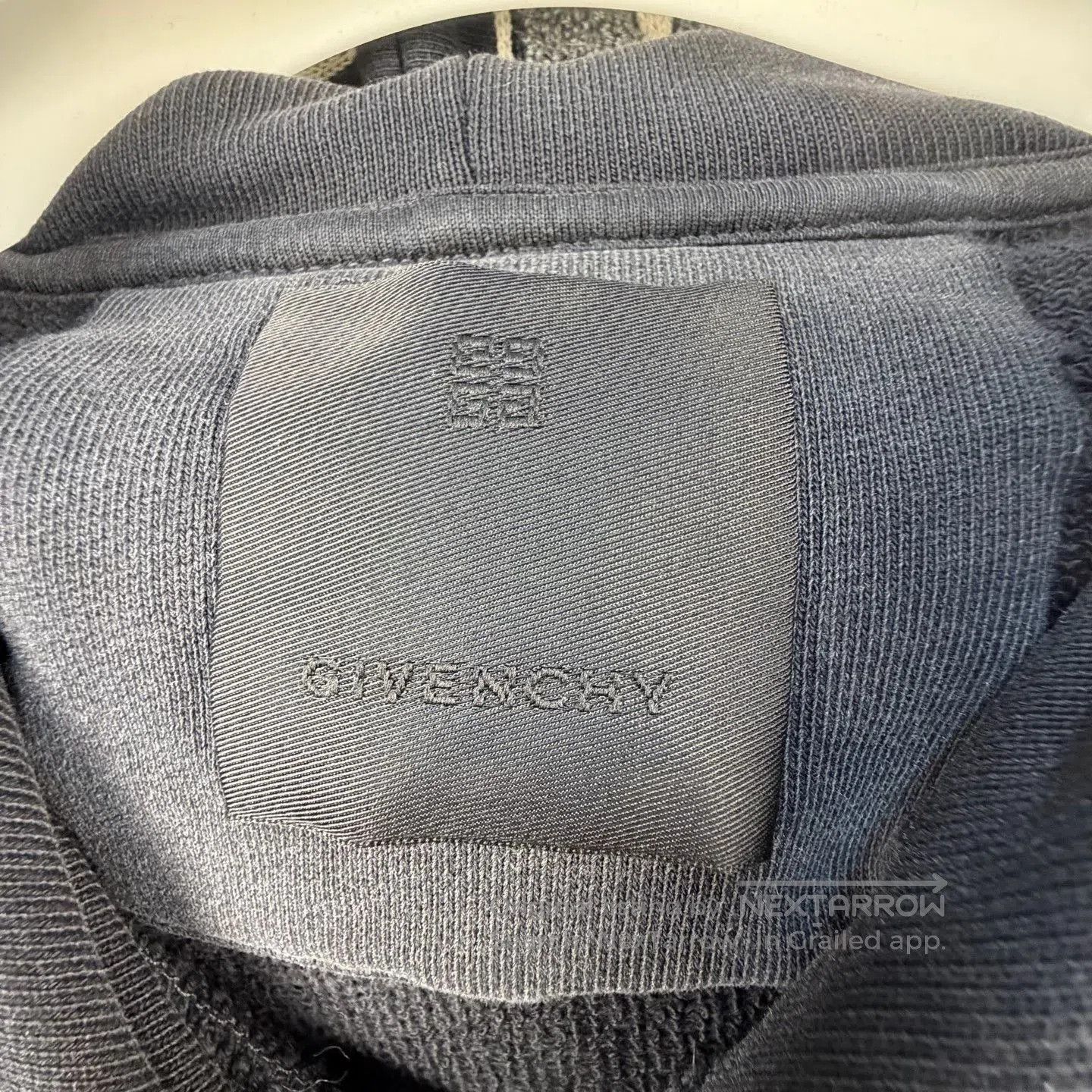 Givenchy GIVENCHY FW22 Washed Flocked Logo Hoodie. Size US M / EU 48-50 / 2 - 3 Thumbnail