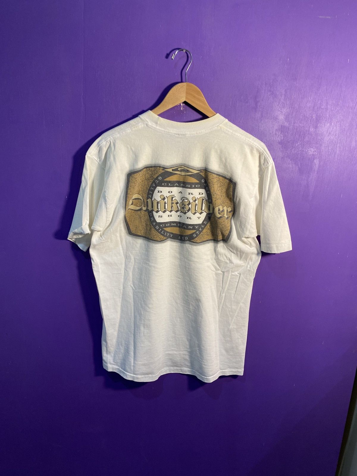 Quiksilver Vintage 90s Quiksilver board co mullet tee Size US L / EU 52-54 / 3 - 2 Thumbnail