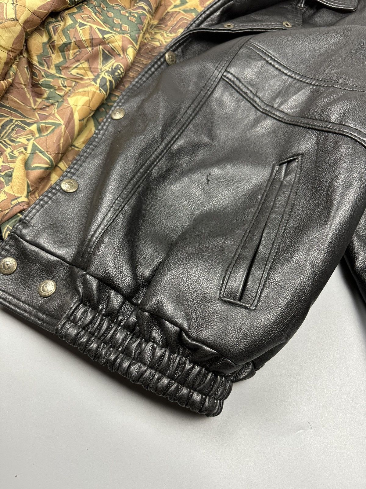 Vintage 🔥Rare Sick🔥Vintage Bottega Soft Leather Jacket Size US L / EU 52-54 / 3 - 17 Thumbnail