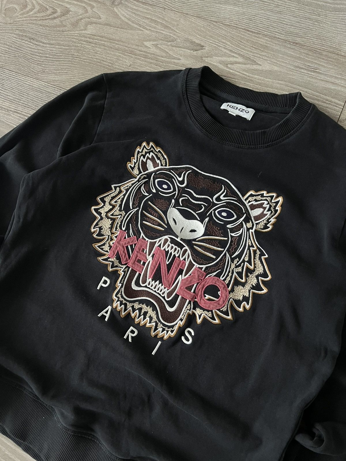 Kenzo ‼️New Kenzo Big Logo Tiger Logo Teddy Pure Sweatshirt ‼️ Size US M / EU 48-50 / 2 - 5 Thumbnail