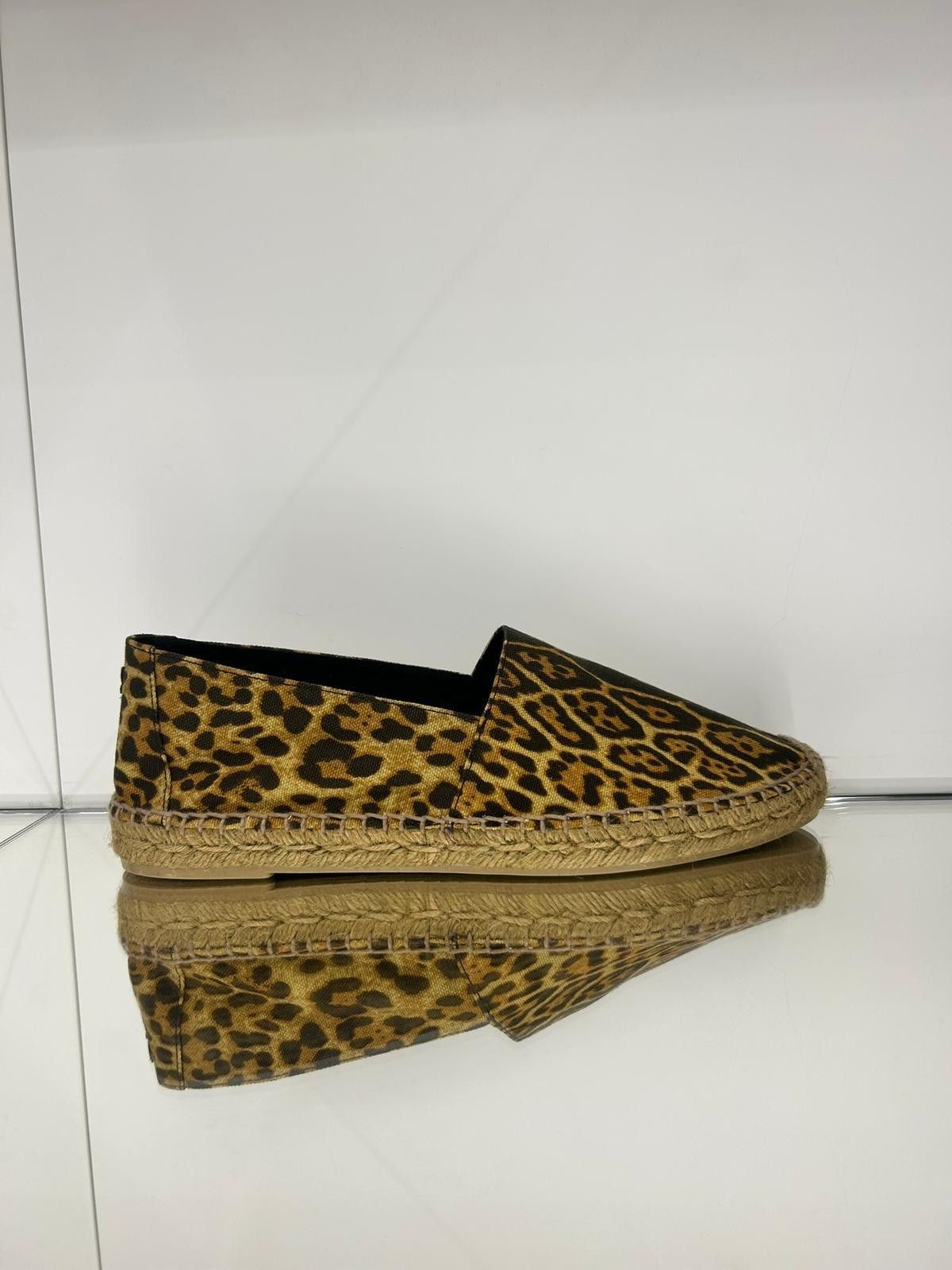 Saint Laurent Paris Epadrilles with jute midsole decorated Size US 11.5 / EU 44-45 - 1 Thumbnail